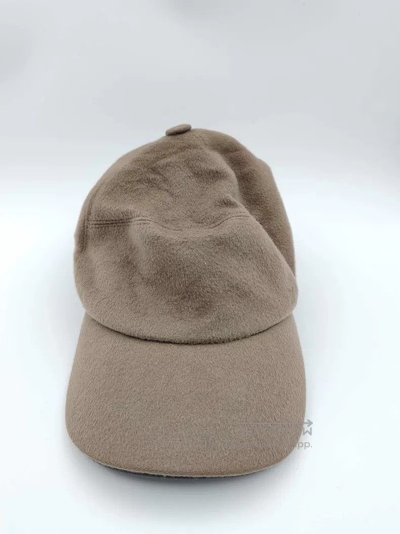 Hermes Hermes size 61 Embroidered H Logo Cashmere Baseball Cap Size ONE SIZE - 1 Thumbnail