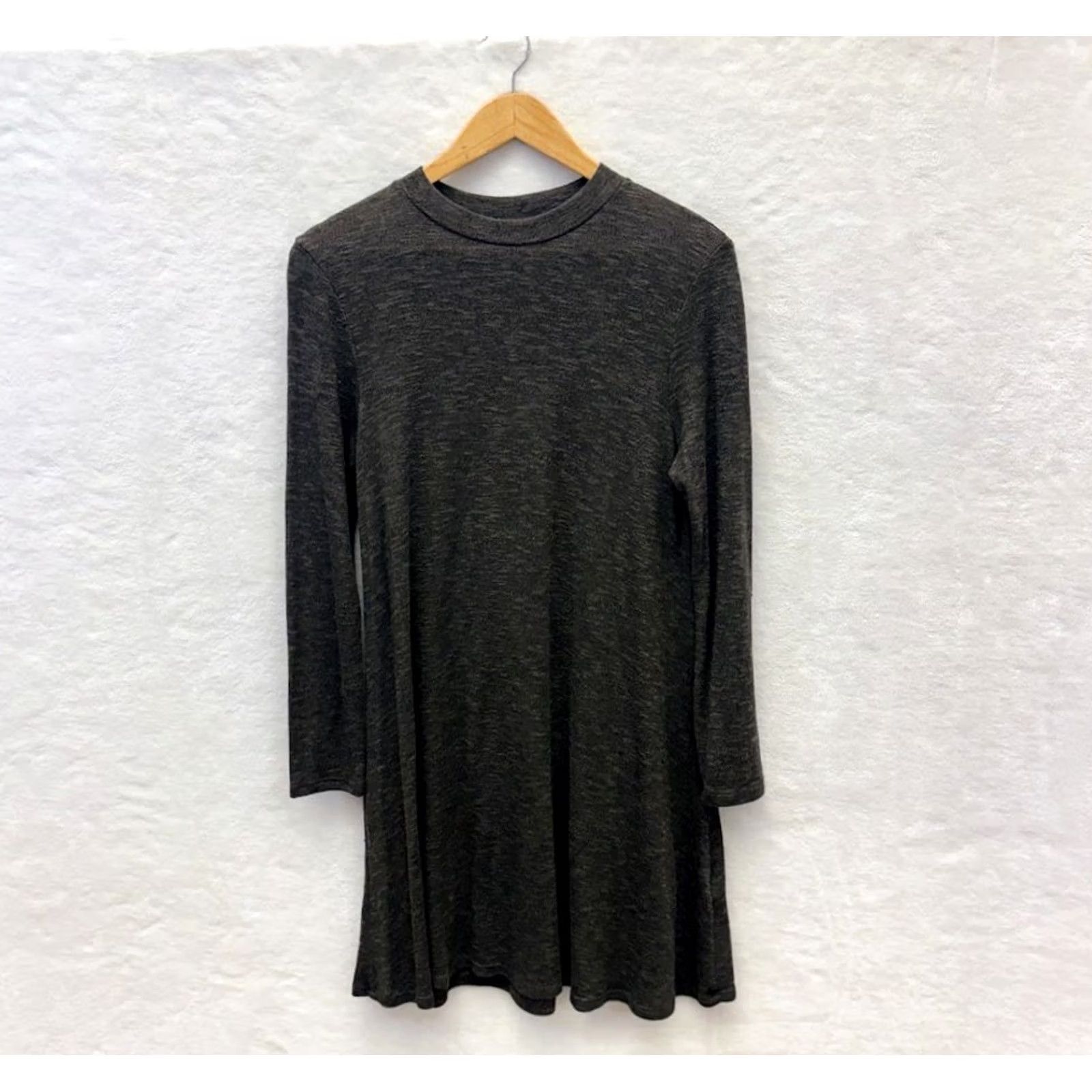 Anthropologie Potter’s Pot Potters Pot Marled Green Long Sleeve Swing Sweater Dress Size M Size M / US 6-8 / IT 42-44 - 2 Thumbnail