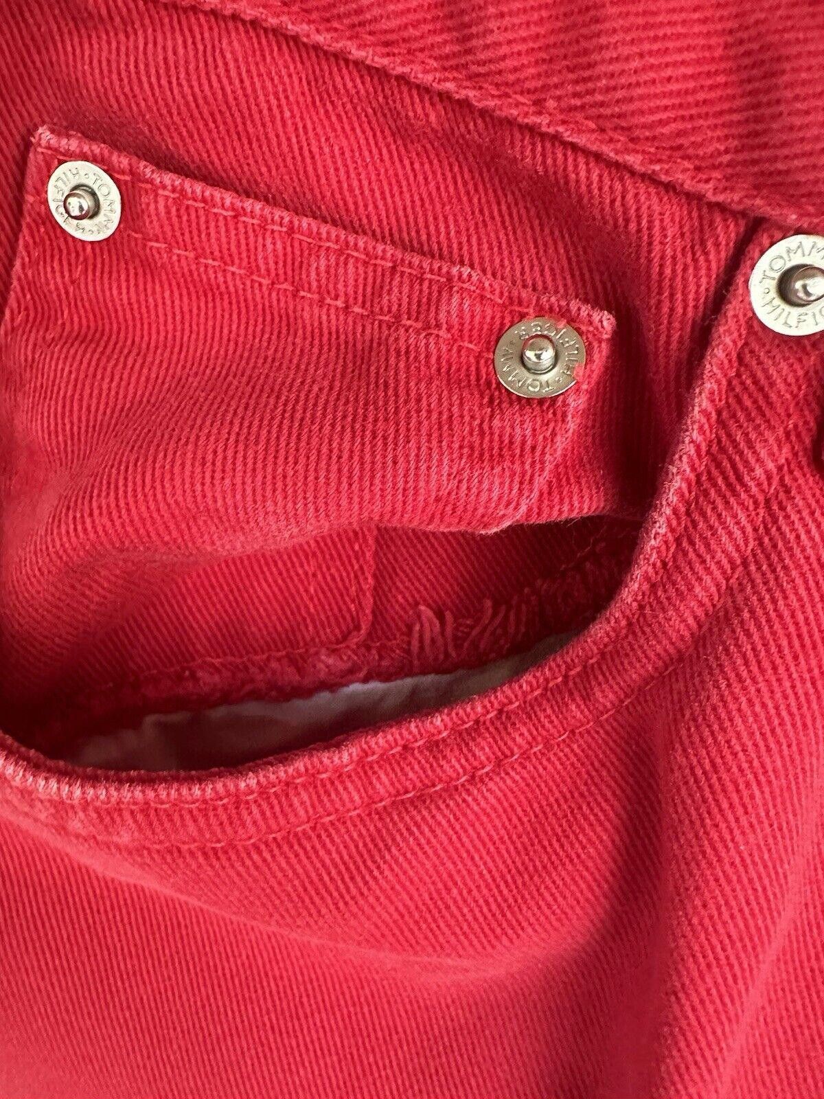 Tommy Hilfiger Tommy Hilfiger Red Cotton Denim Carpenter Jeans Vintage Size 34" / US 12 / IT 48 - 3 Thumbnail