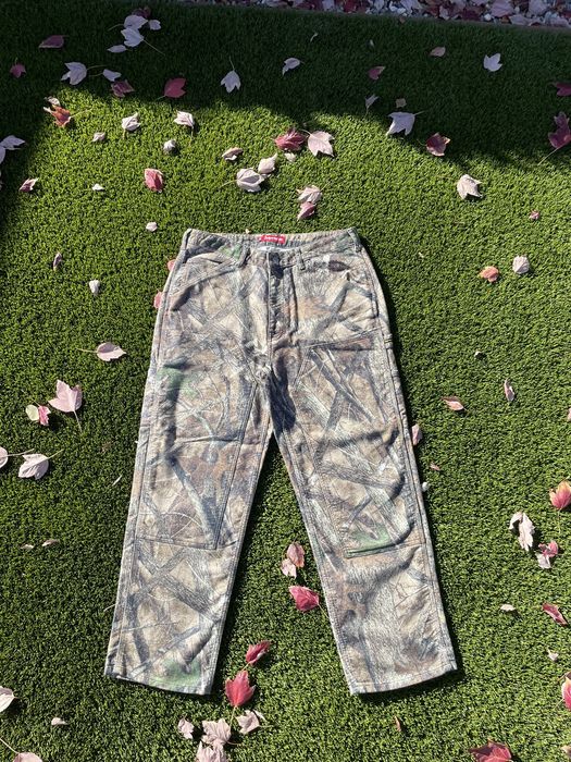 Supreme Supreme Moleskin Double Knee Painter Pant Camo | Grailed