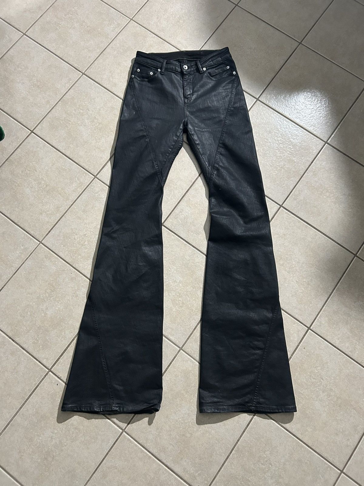 Rick Owens Drkshdw Rick Owens Bias Bootcut Jeans Size US 27 - 1 Thumbnail
