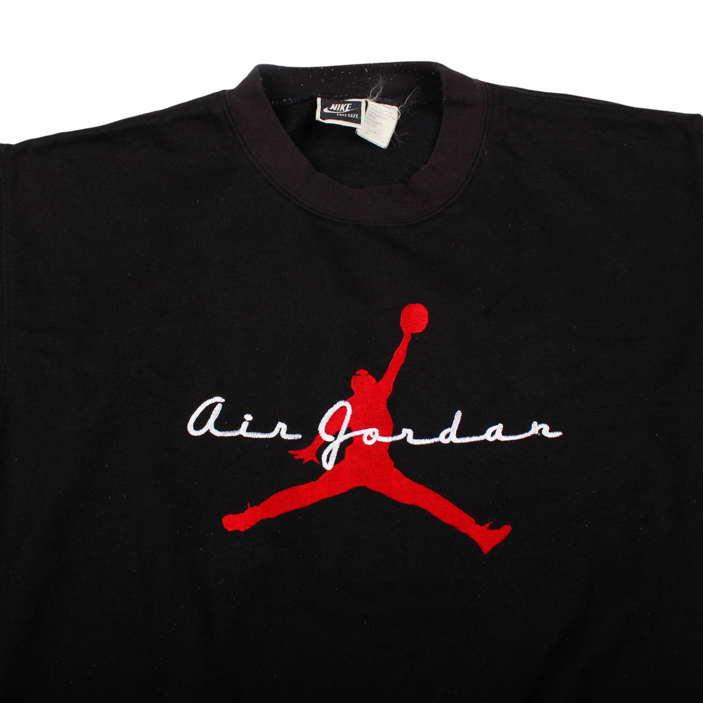 Nike Nike Air Jordan Sweatshirt 90s Jumpman Script Crewneck Size US M / EU 48-50 / 2 - 4 Thumbnail