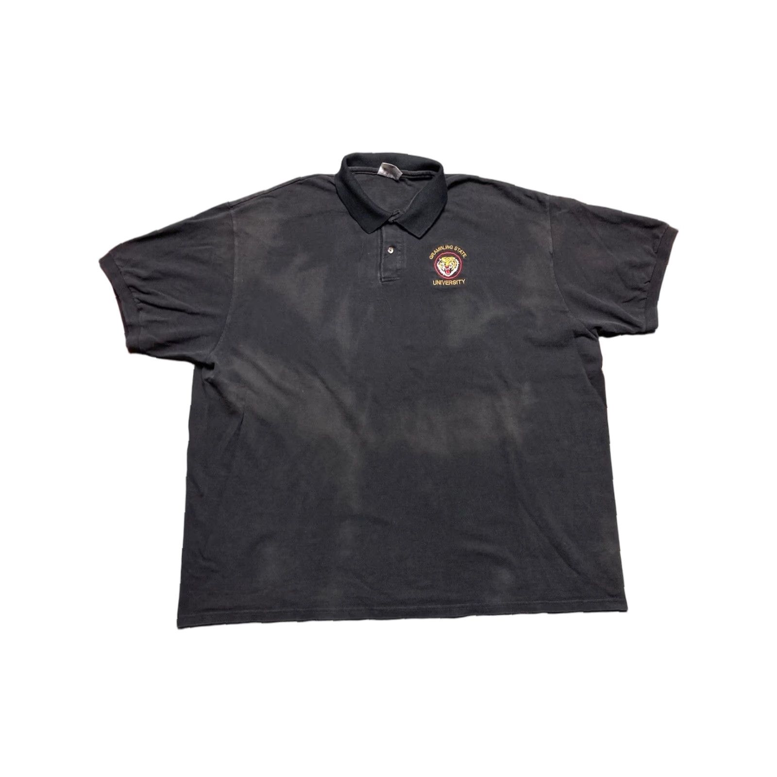 Vintage VINTAGE grambling state university polo shirt Tigers college embroidered 3XL Men Black Polo Shirt Embroidered Tigers College 3XL Mens Size US XXL / EU 58 / 5 - 1 Thumbnail