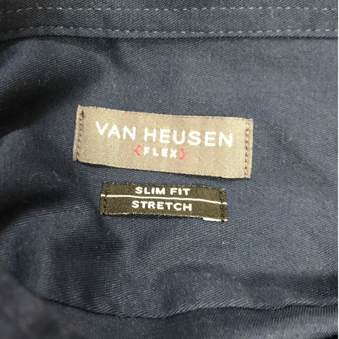 Van Heusen Van Heusen Flex Button-Down Long Sleeve Stretch Shirt XL Size US XL / EU 56 / 4 - 3 Thumbnail