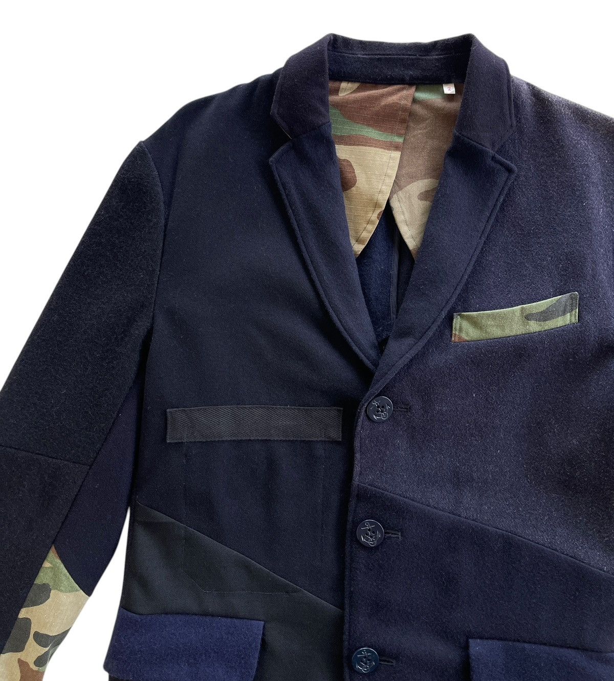 HOLLYWOOD RANCH MARKET H.Ranch Market Remake Patchwork Jacket Size US M / EU 48-50 / 2 - 7 Thumbnail