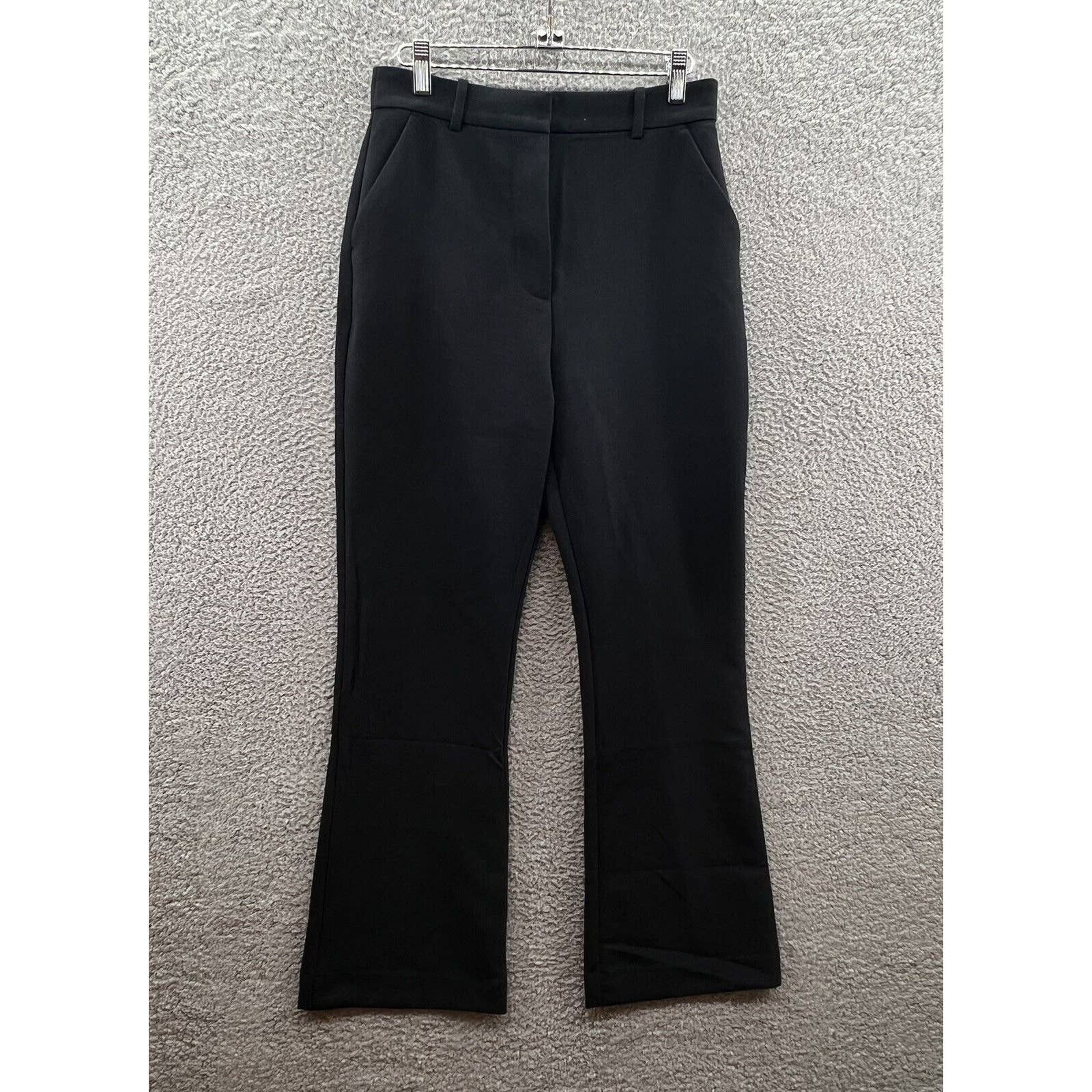 image of Abercrombie Fitch Flare Stretch Black Trousers Women’S 27/4R, Women's