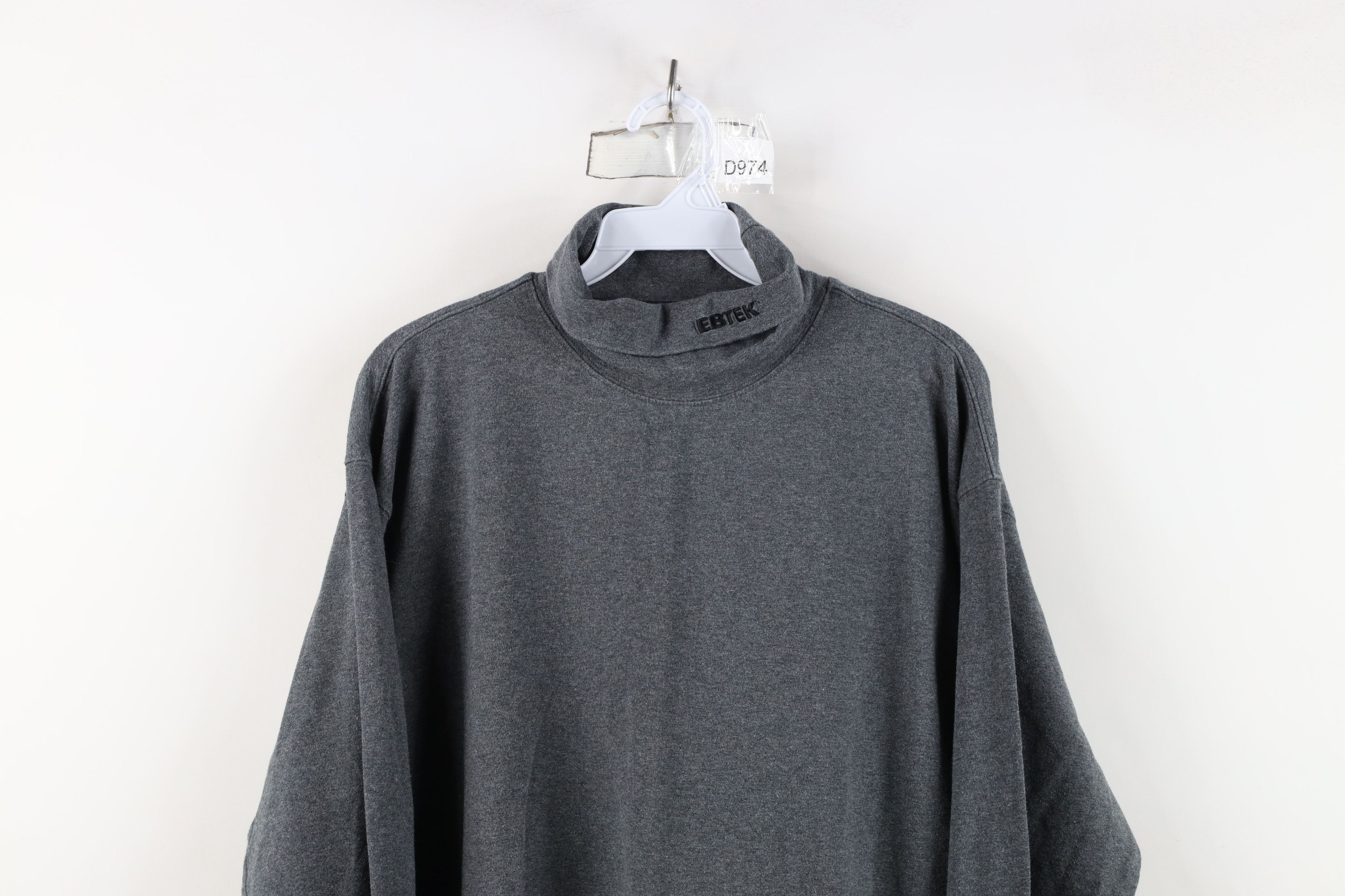 Eddie Bauer Vintage 90s Eddie Bauer EbTek Long Sleeve Turtleneck T-Shirt Size US M / EU 48-50 / 2 - 2 Thumbnail