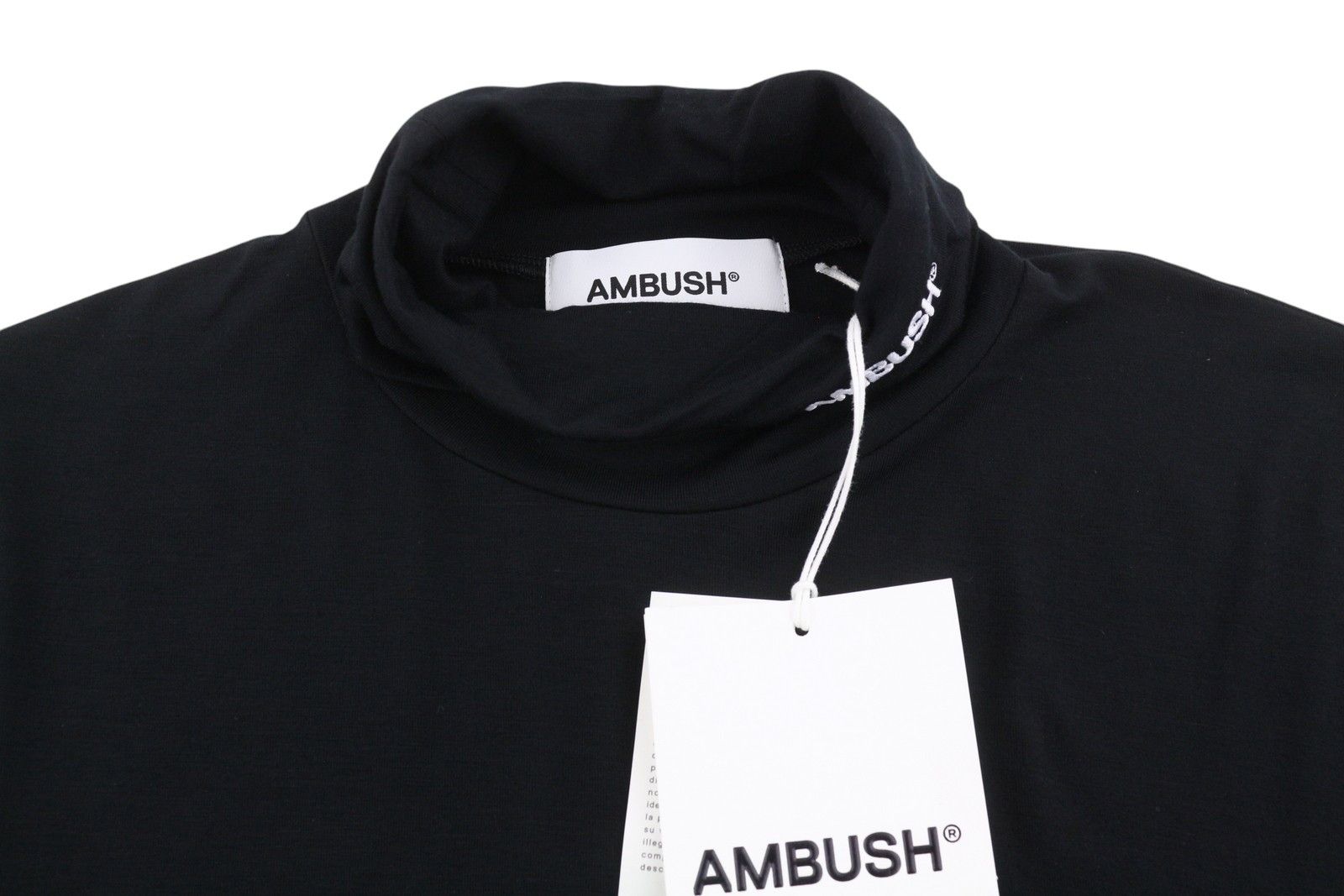 Ambush Design FITTED TURTLENECK TAP SHOE XL Black Pullover RRP185 87758 Size US XL / EU 56 / 4 - 4 Thumbnail