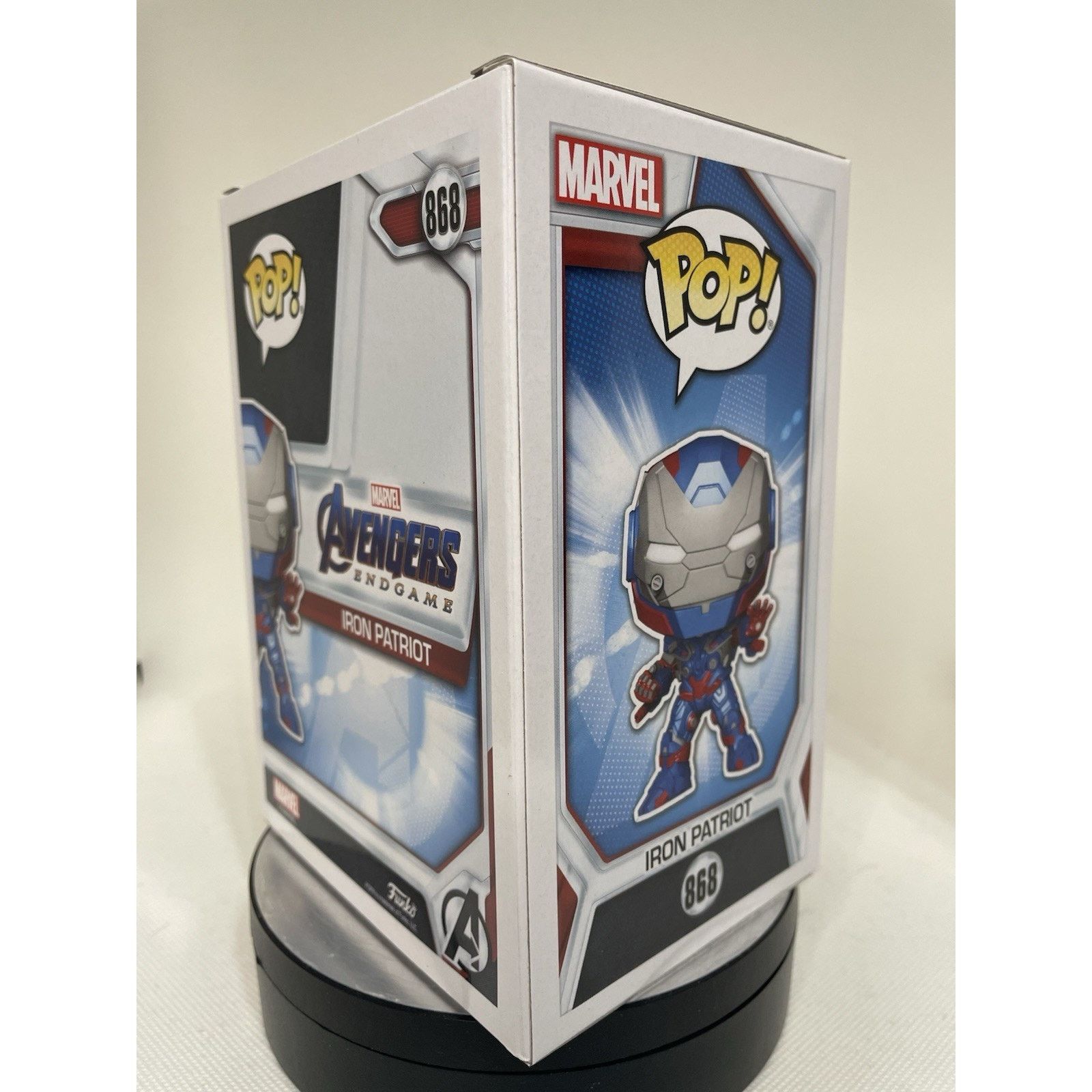 Marvel Comics Funko Pop Iron Patriot (Metallic) - Funko (Exclusive) #868 Size ONE SIZE - 6 Thumbnail