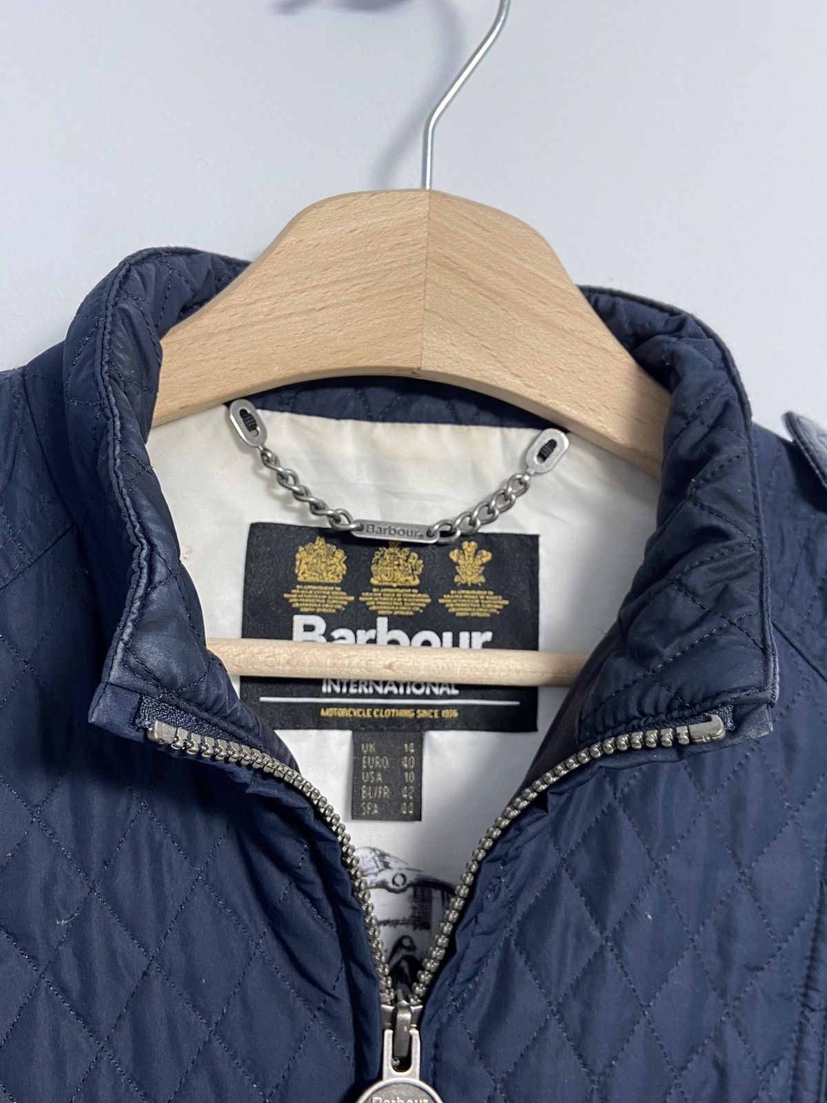 Barbour Barbour Black Streak International Extractor Quilt Jacket Size L / US 10 / IT 46 - 7 Thumbnail