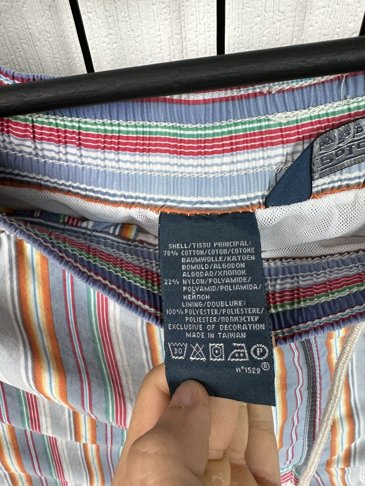 Polo Ralph Lauren × Vintage Vintage Y2K Polo Ralph Lauren Swim Shorts Men L multicolour Size US 34 / EU 50 - 8 Thumbnail