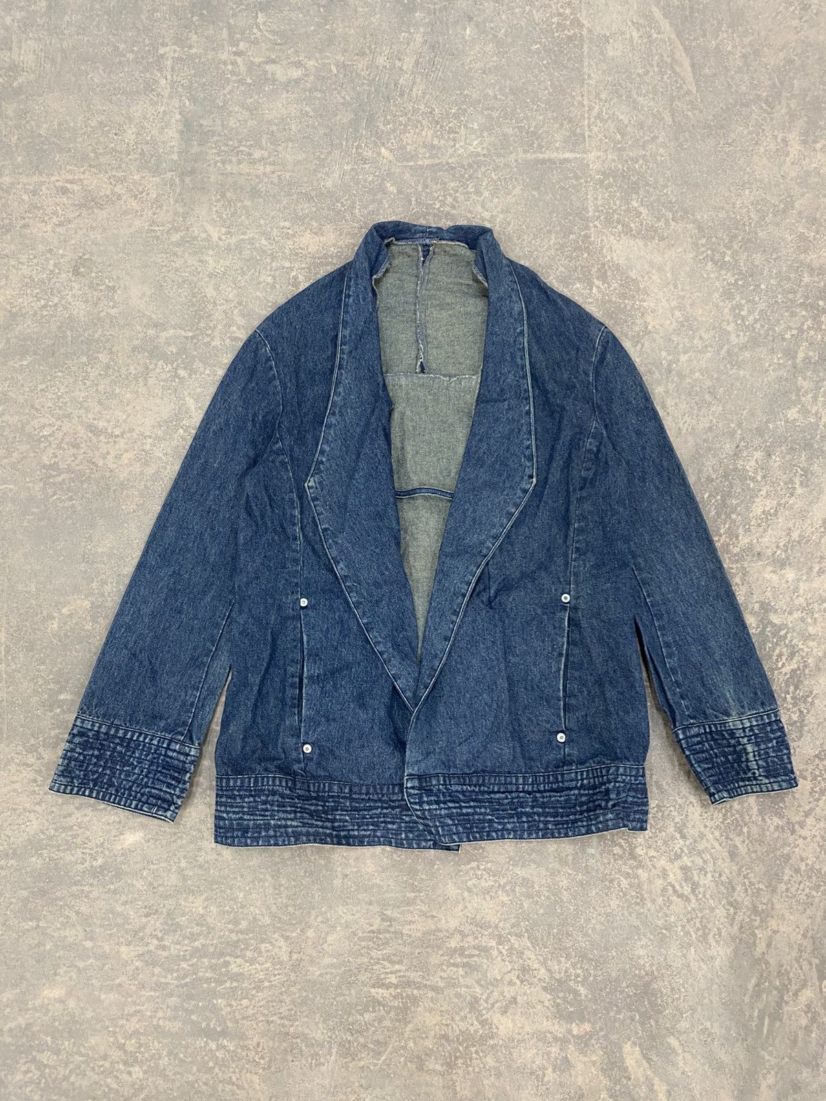 If Six Was Nine Bat-su Denim Punk Jacket Lgb Grunge Size M / US 6-8 / IT 42-44 - 1 Thumbnail