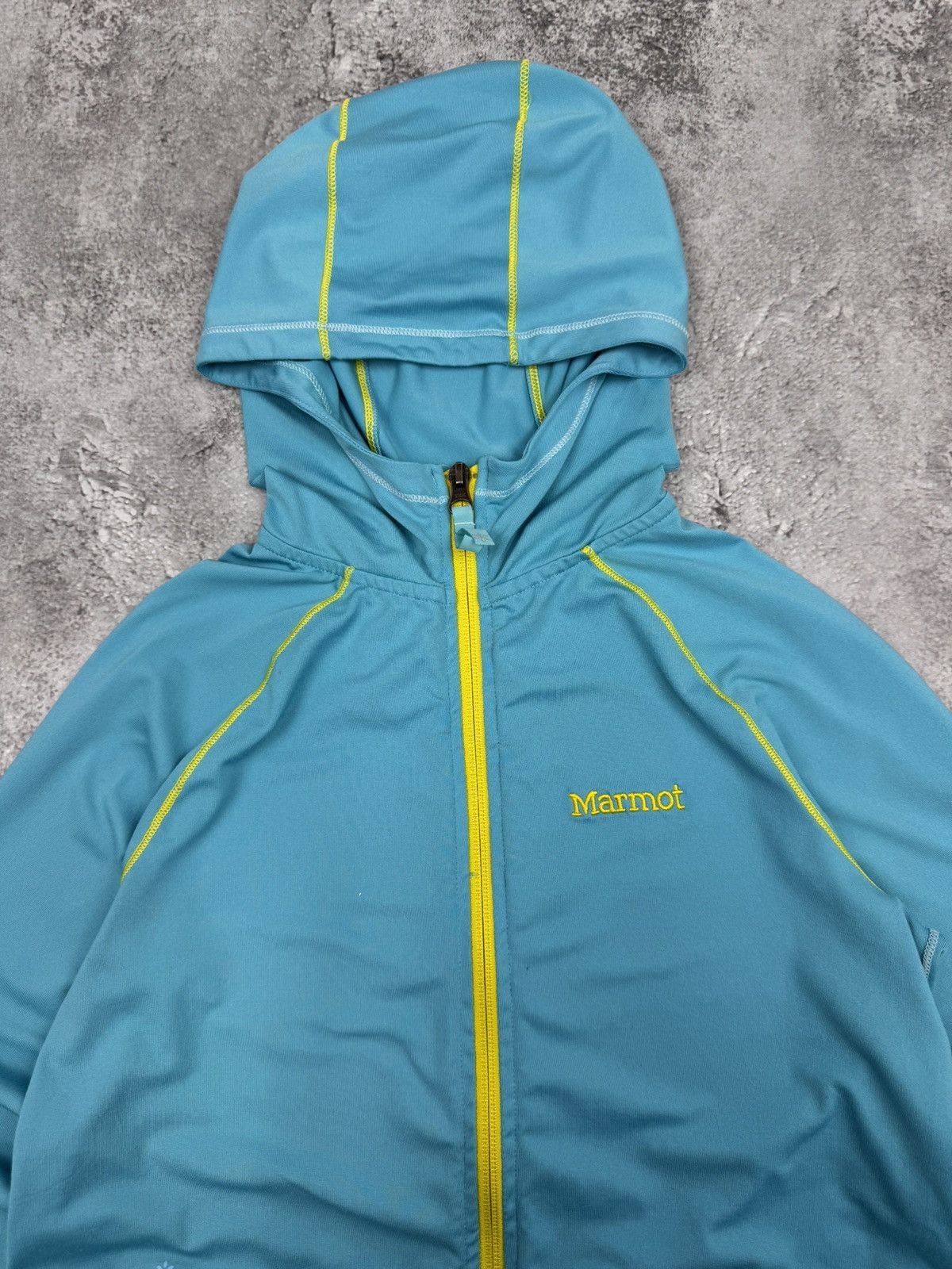 Marmot Marmot Women Thermal Zip Hoodie Turquoise Size L Size L / US 10 / IT 46 - 3 Thumbnail