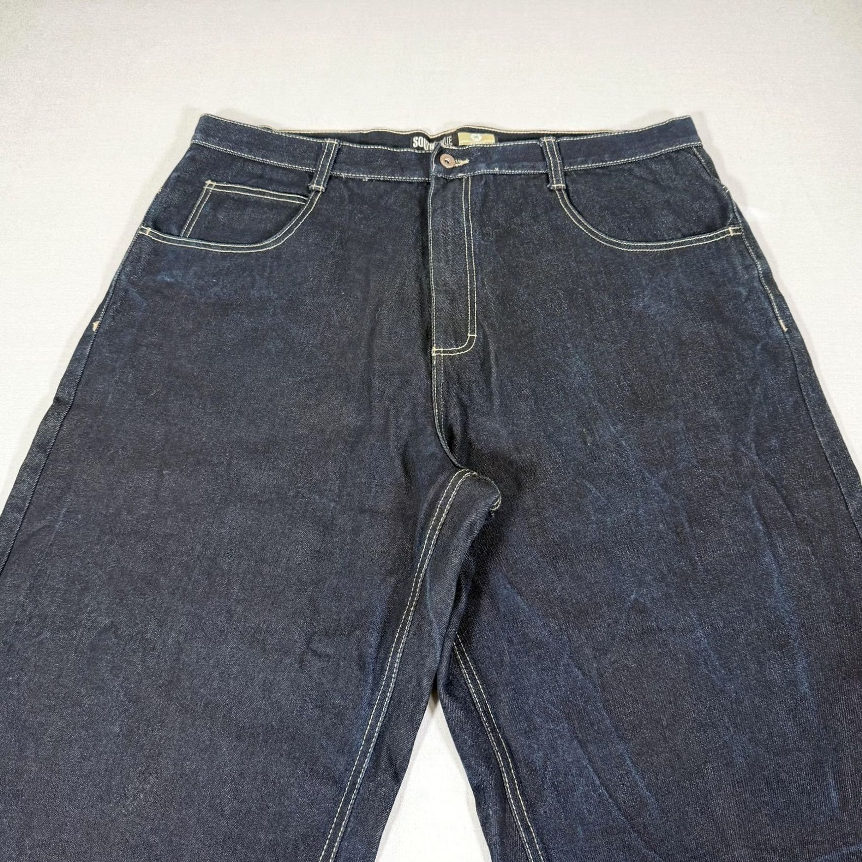 Southpole VINTAGE Southpole Jeans Mens 42x32 Blue Baggy Loose Hip Hop 90s Size US 42 / EU 58 - 2 Thumbnail