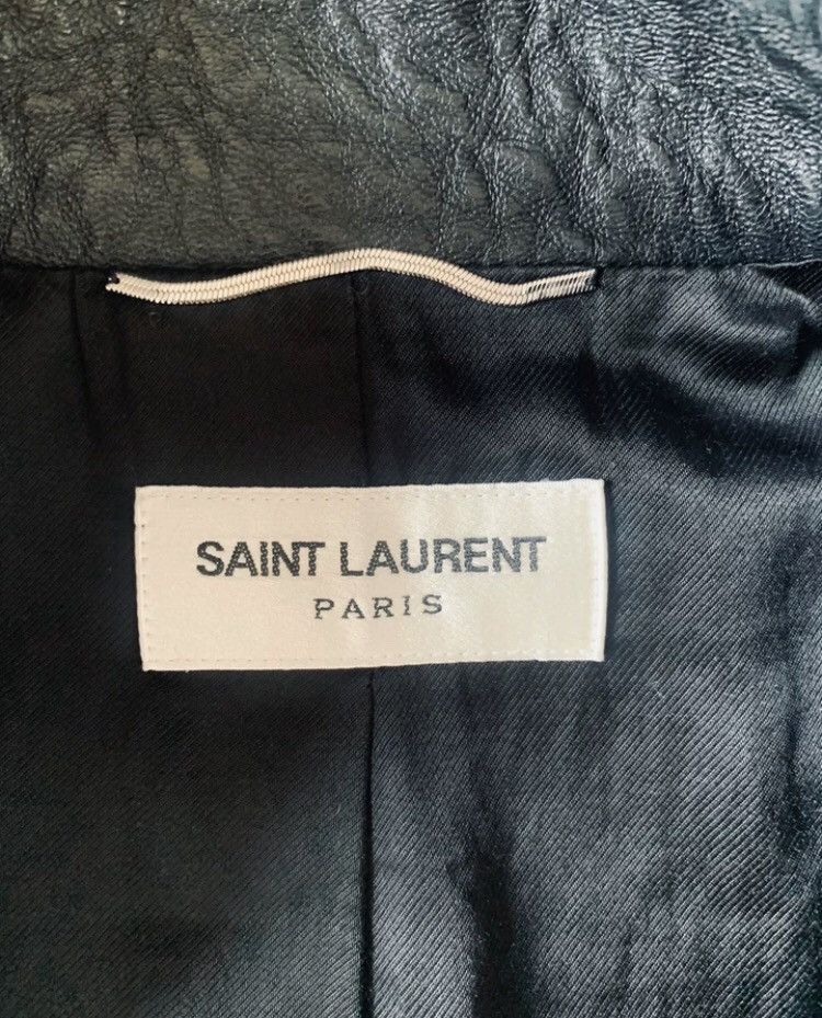 Saint Laurent Paris × Yves Saint Laurent Saint Laurent Serpentine Leather With Fringe Size US S / EU 44-46 / 1 - 4 Thumbnail
