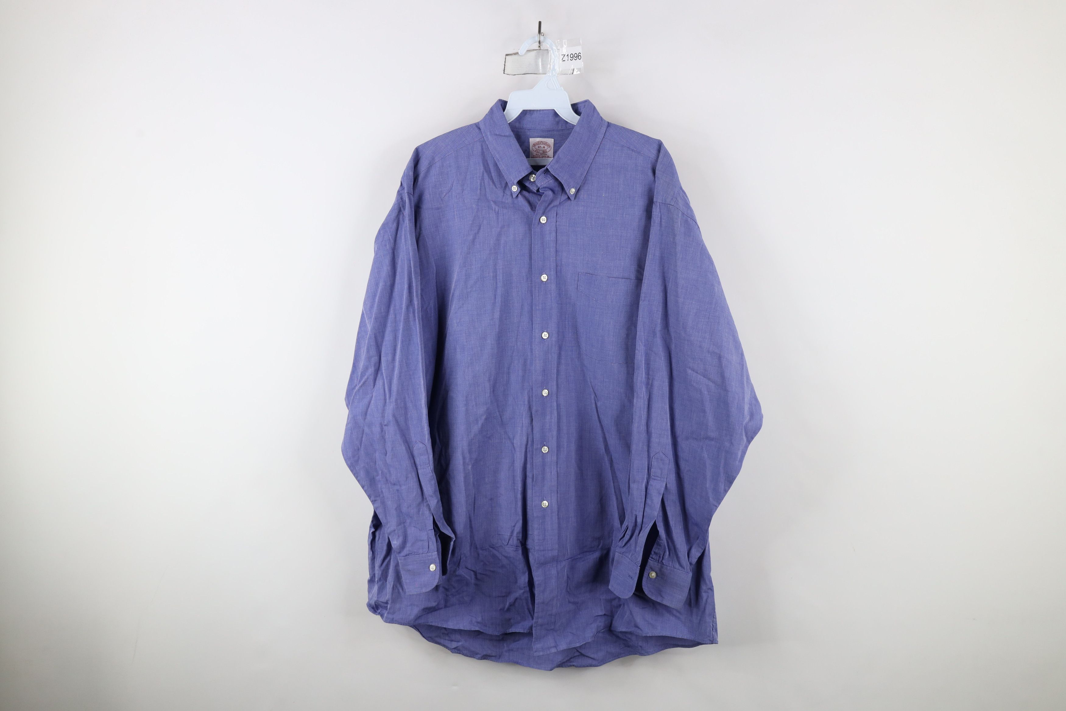 Brooks Brothers × Vintage Vintage 90s Brooks Brothers Cotton Button Down Shirt Size US L / EU 52-54 / 3 - 1 Thumbnail