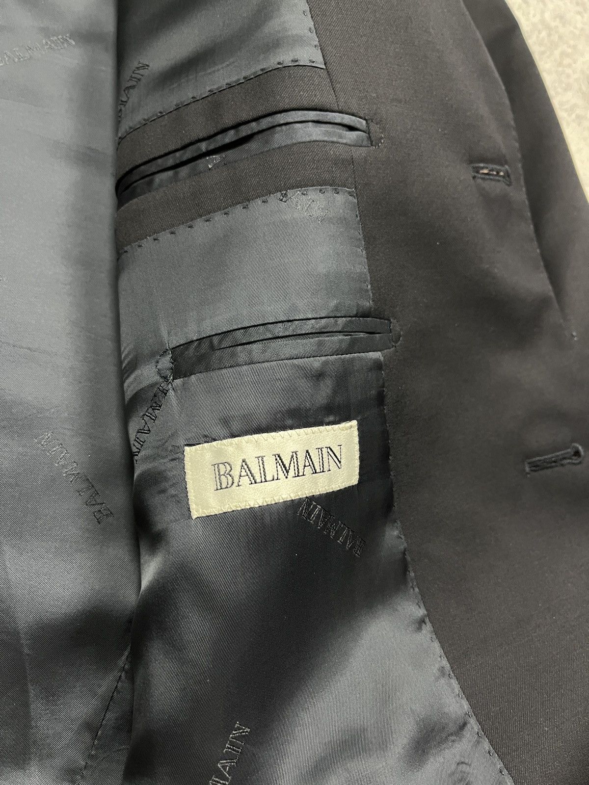 Balmain Mens Blazer Jacket Pierre Balmain Coat Size 60 Super 100’s Size 54L - 12 Thumbnail