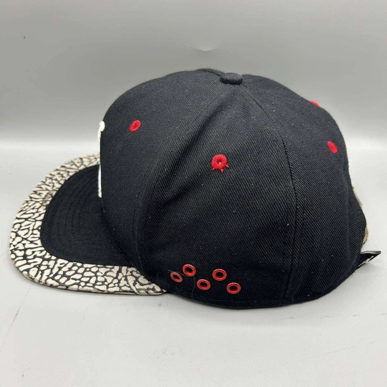 Jordan Brand Air Jordan Hat Men Cement Elephant Embroidered Strap Back Size ONE SIZE - 7 Thumbnail