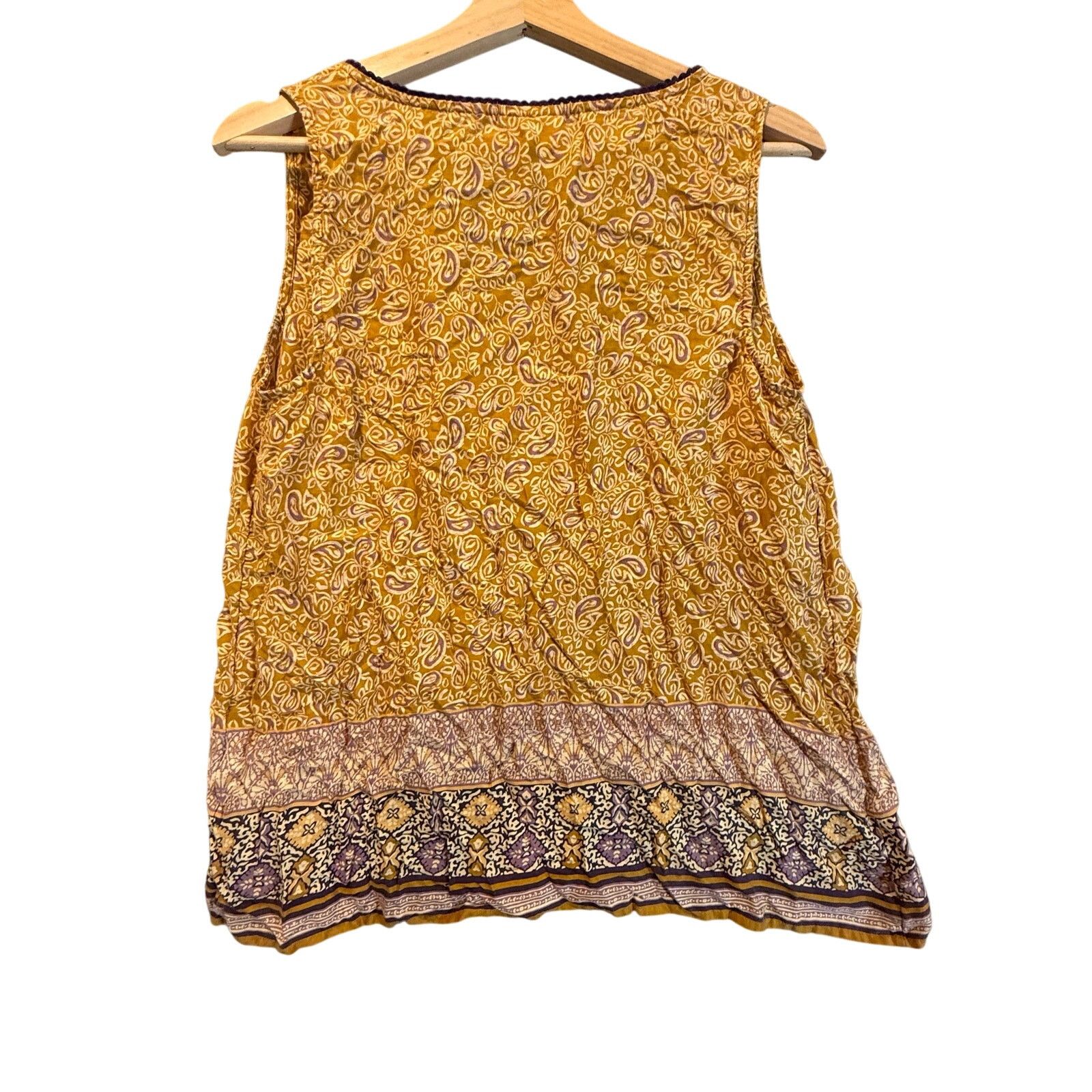 Other J Jill Tank Top Paisley Sleeveless Blouse Tencel S Size S / US 4 / IT 40 - 2 Thumbnail