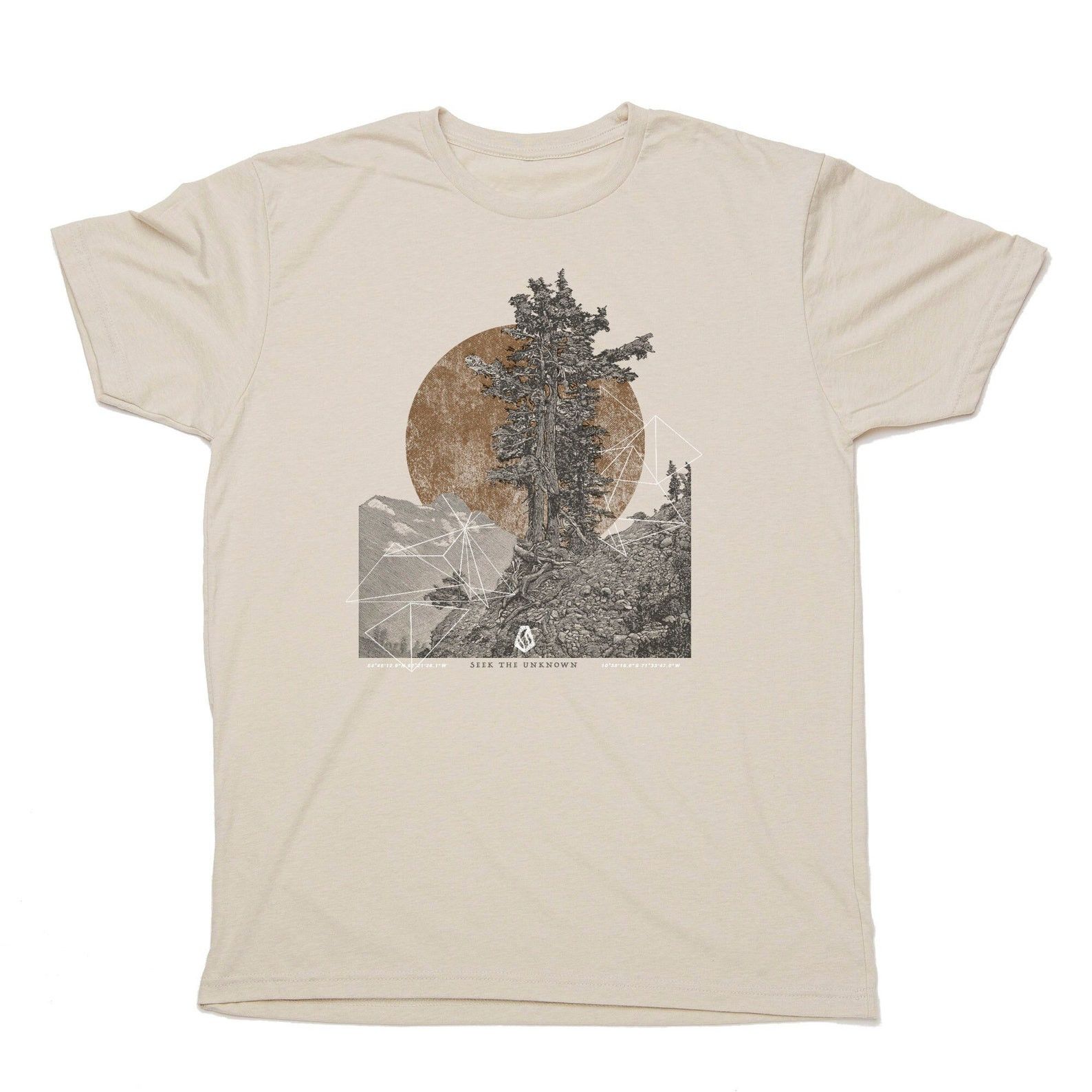 Designer × Vintage Men's Mountain T-Shirt – Tree & Mountain Graphic Tee Size US L / EU 52-54 / 3 - 3 Thumbnail