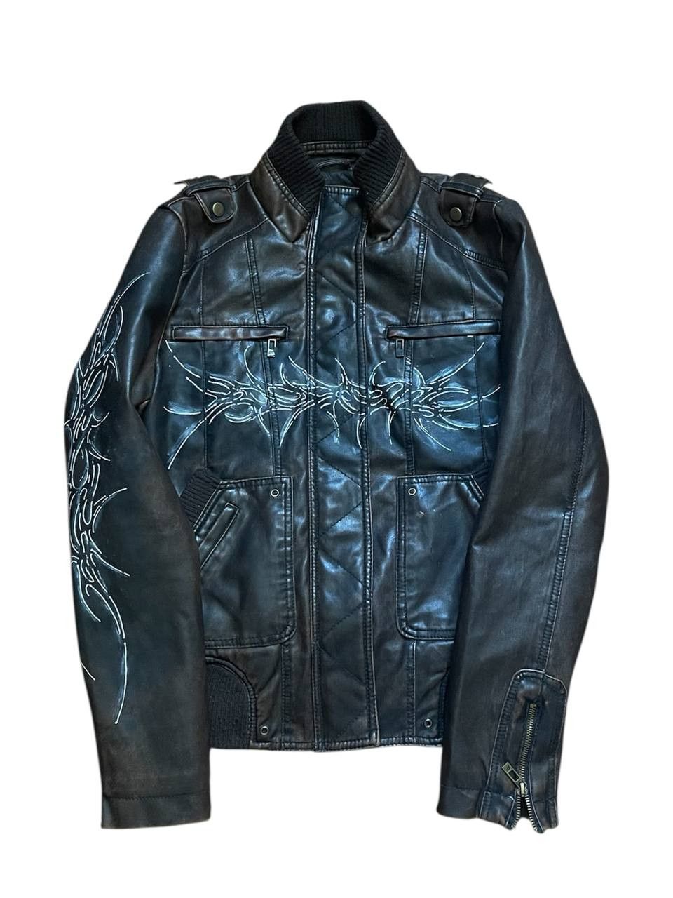 If Six Was Nine Faux leather netribal skull jacket Size S / US 4 / IT 40 - 1 Thumbnail