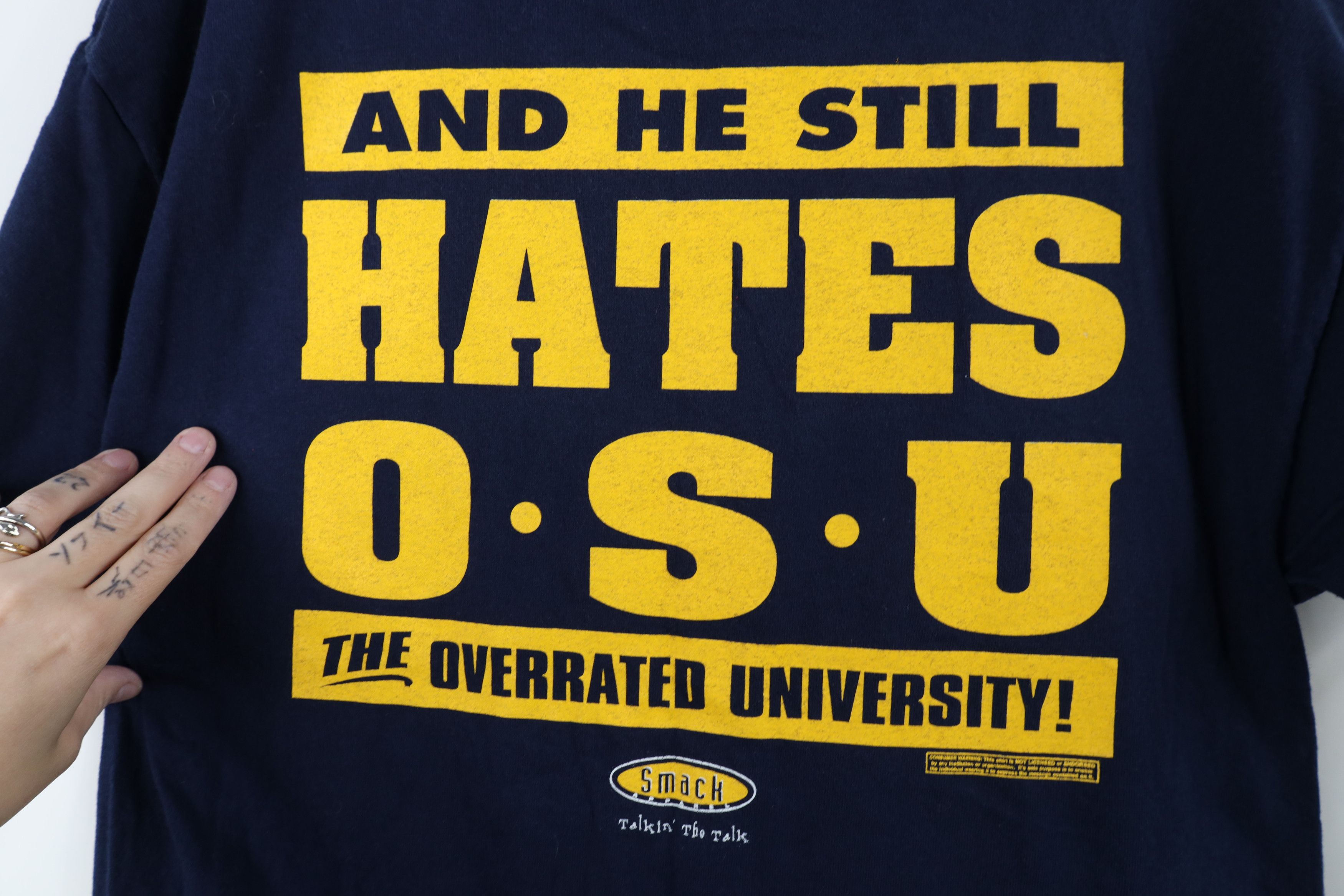 Vintage Vintage Looking Down University of Michigan Football T-Shirt Size US M / EU 48-50 / 2 - 10 Thumbnail