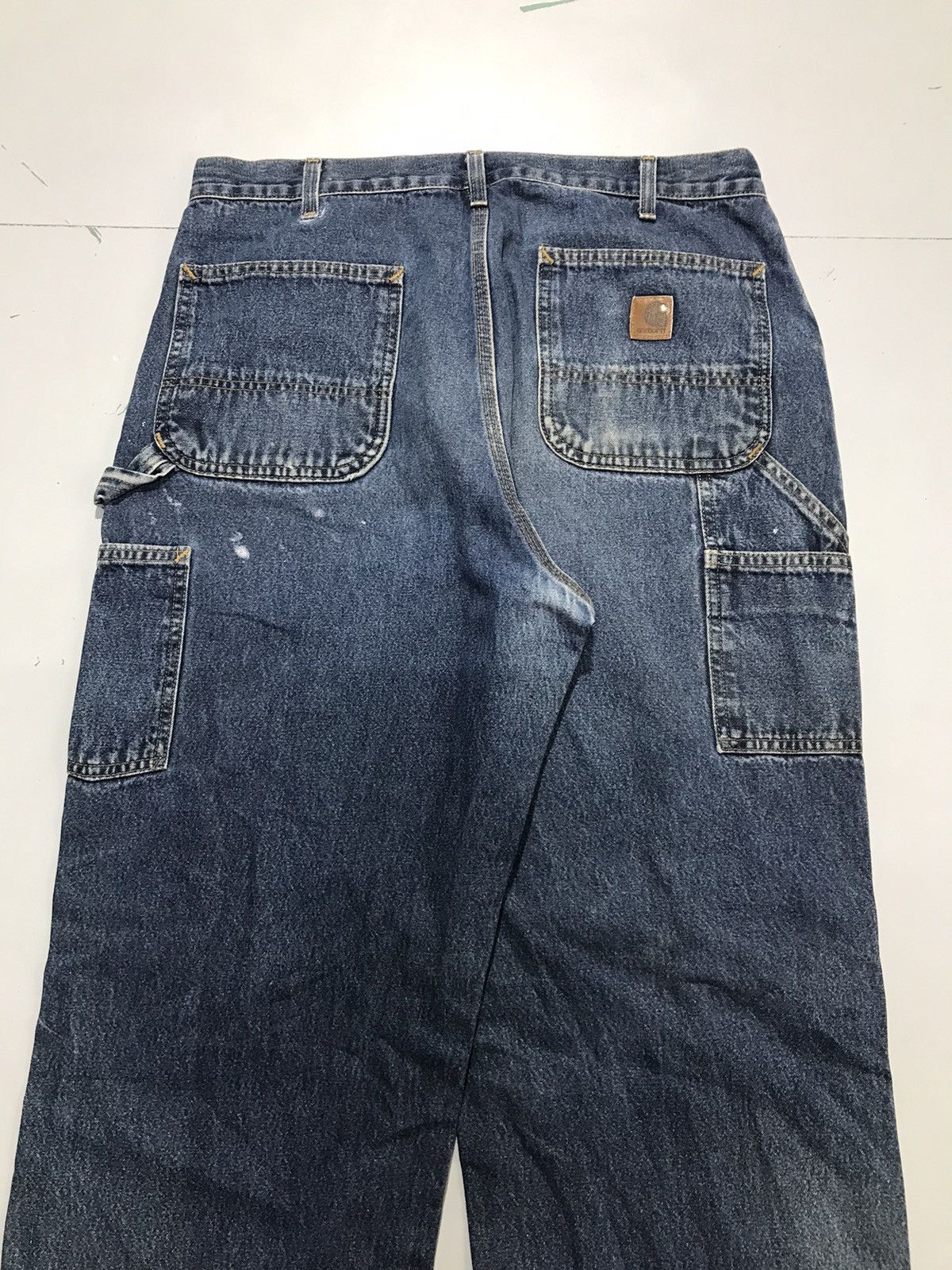 Carhartt Vintage Carhartt B13 HDK carpenter workwear denim Size US 34 / EU 50 - 9 Thumbnail
