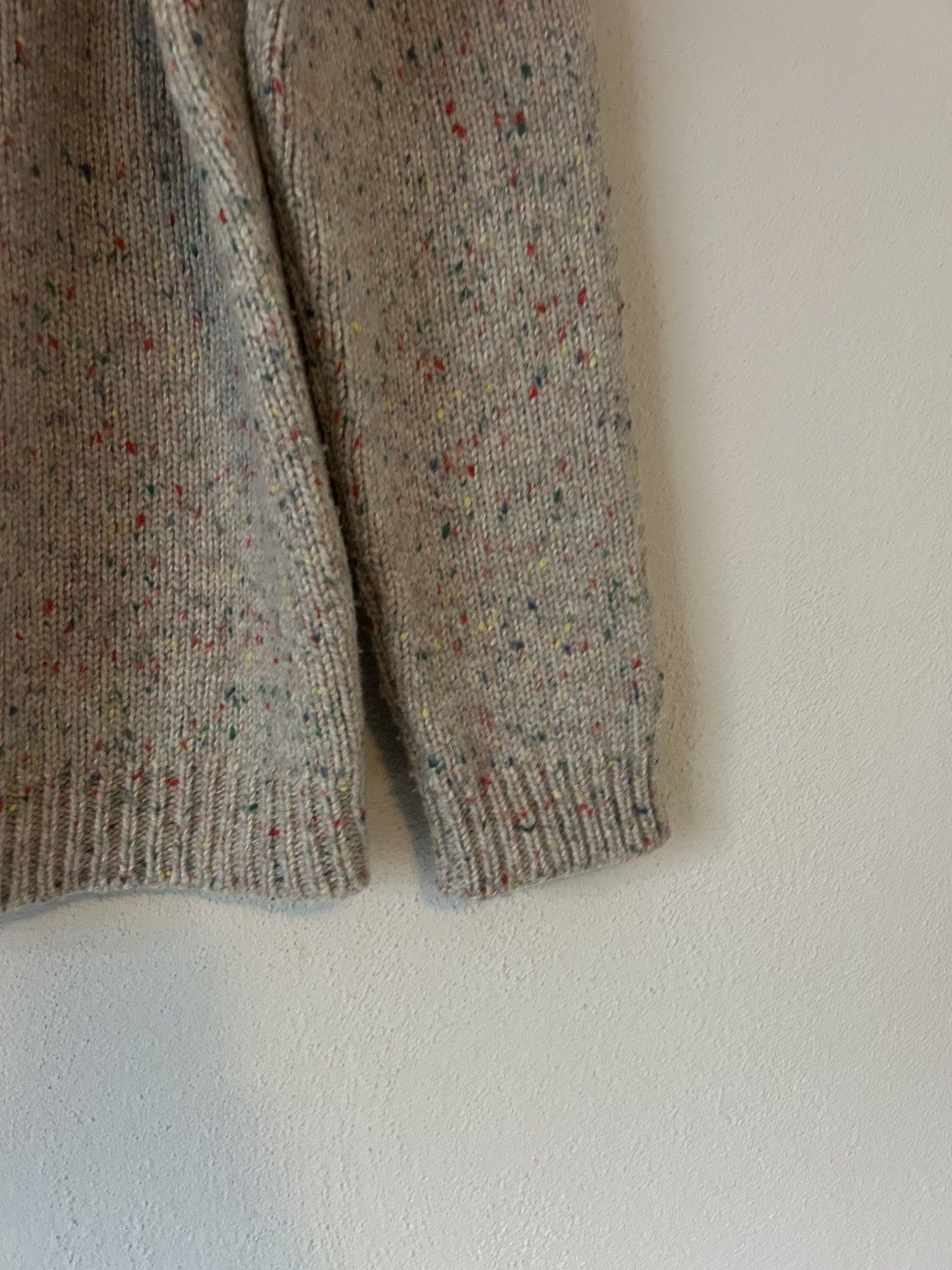 Louis Vuitton Multicolor Speckled Wool V-Neck Sweater Size US M / EU 48-50 / 2 - 11 Thumbnail