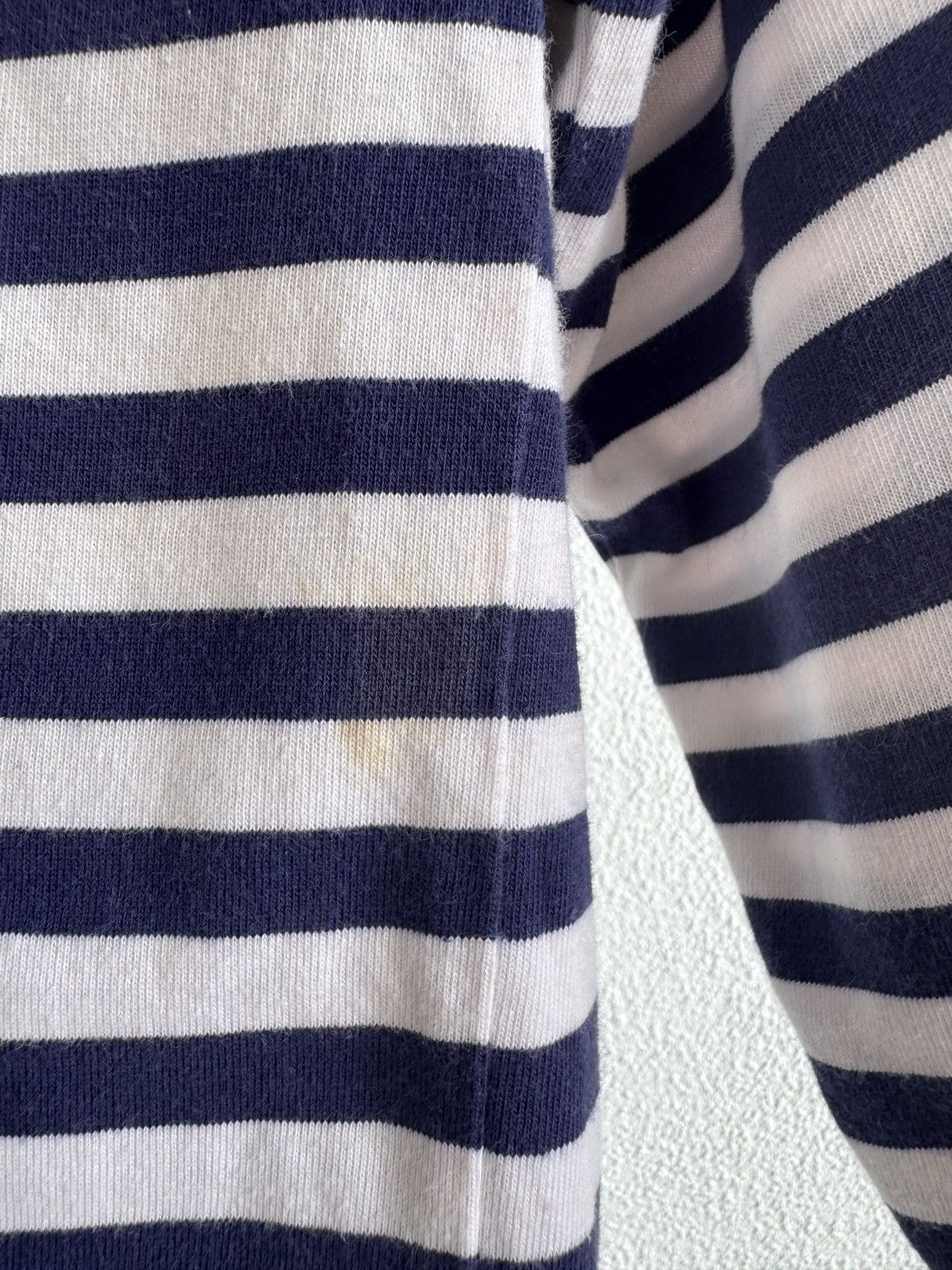 agnes b. Vintage Agnes B. Grunge Stripes LS Shirt Kurt Cobain Style Size US S / EU 44-46 / 1 - 3 Thumbnail