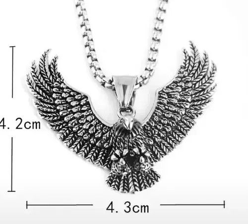 Other Men's Metal Eagle Pendant Necklace Size ONE SIZE - 2 Thumbnail