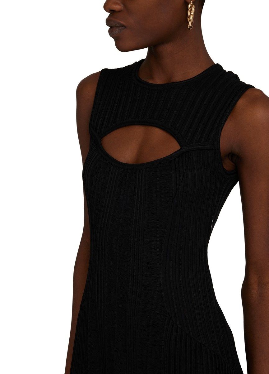 Givenchy o1y0925 Mini Dress in Black Size S / US 4 / IT 40 - 3 Thumbnail