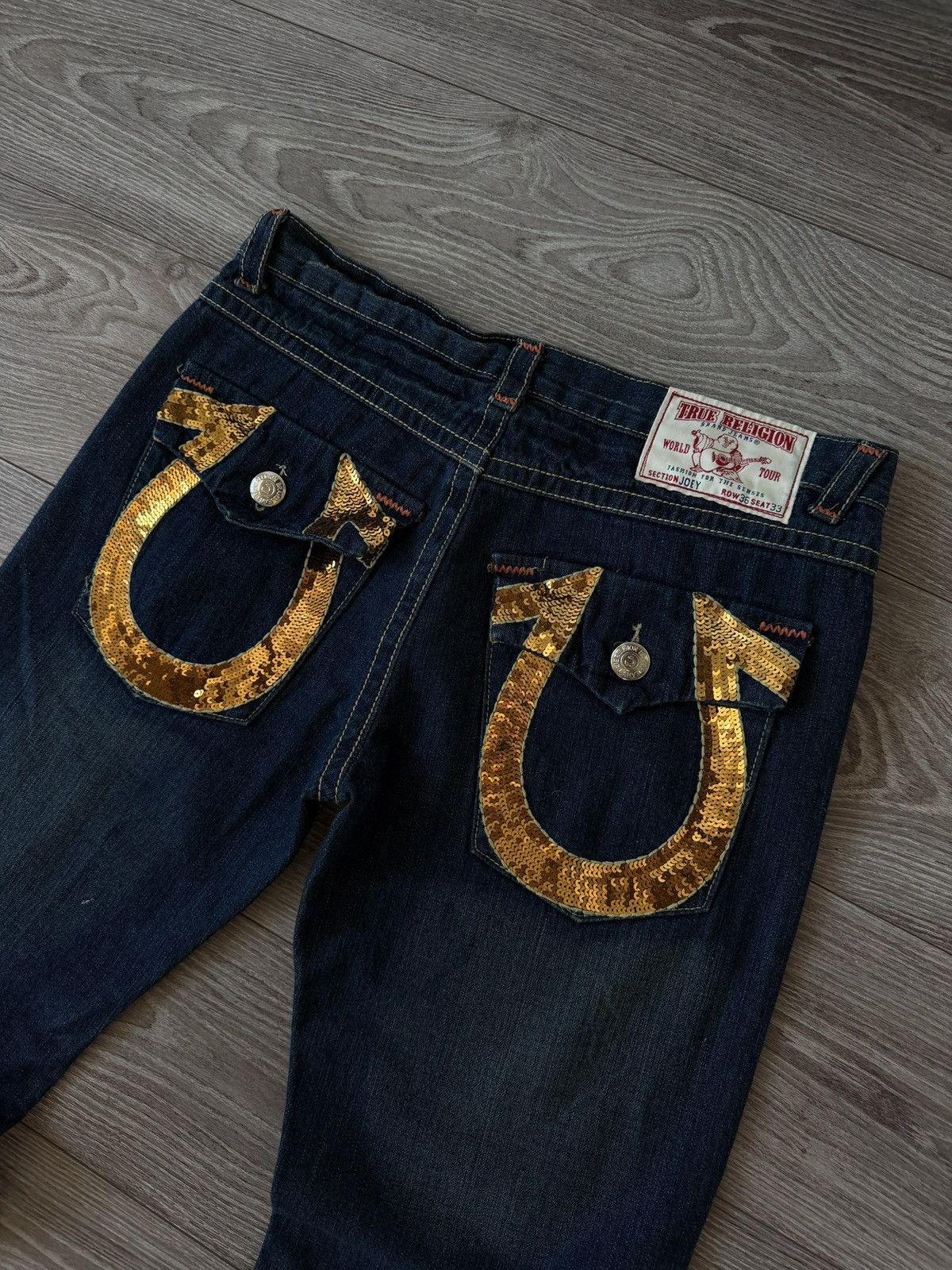 True Religion True Religion Rocco Relaxed Joey Bobby Y2k Jeans Size US 36 / EU 52 - 3 Thumbnail