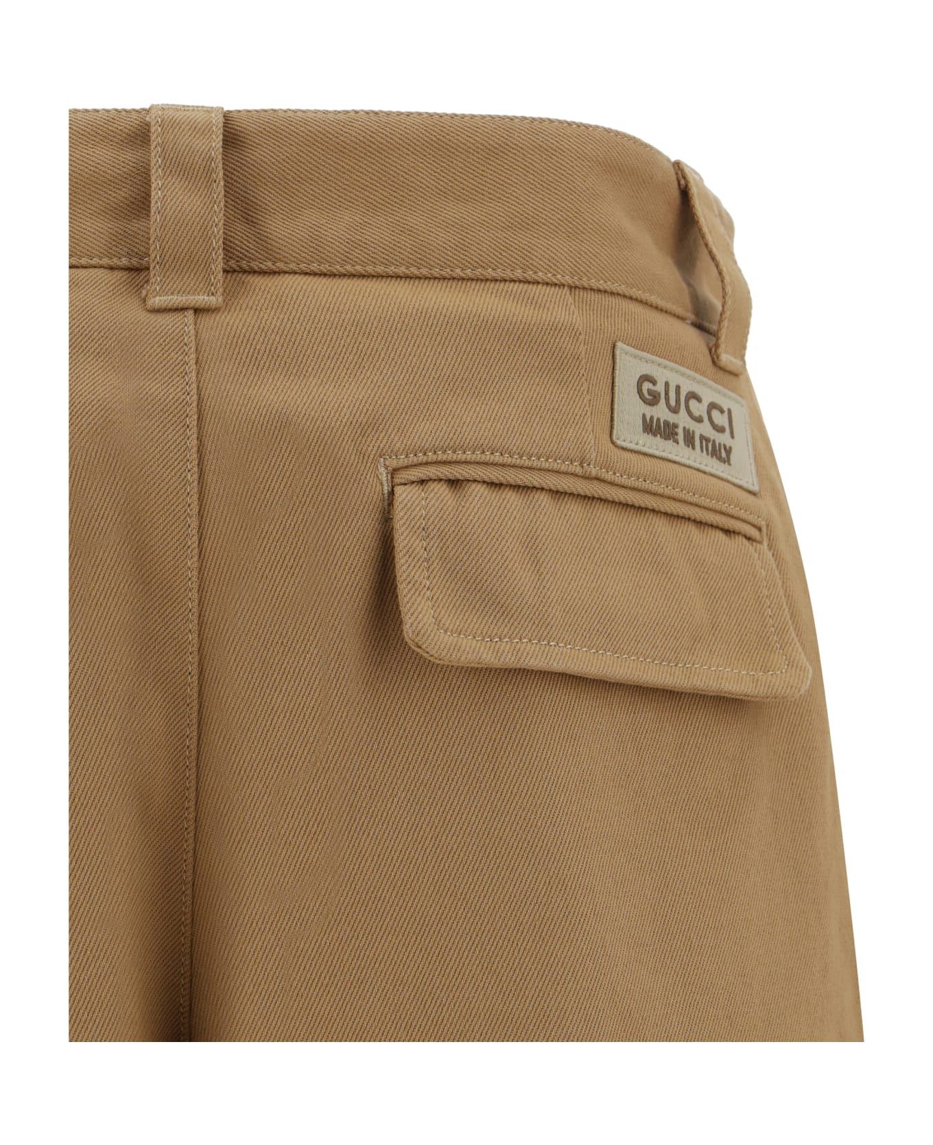 Gucci o1loc1c0226 771458 Organic Denim Pant With GG Detail Size US 36 / EU 52 - 3 Thumbnail