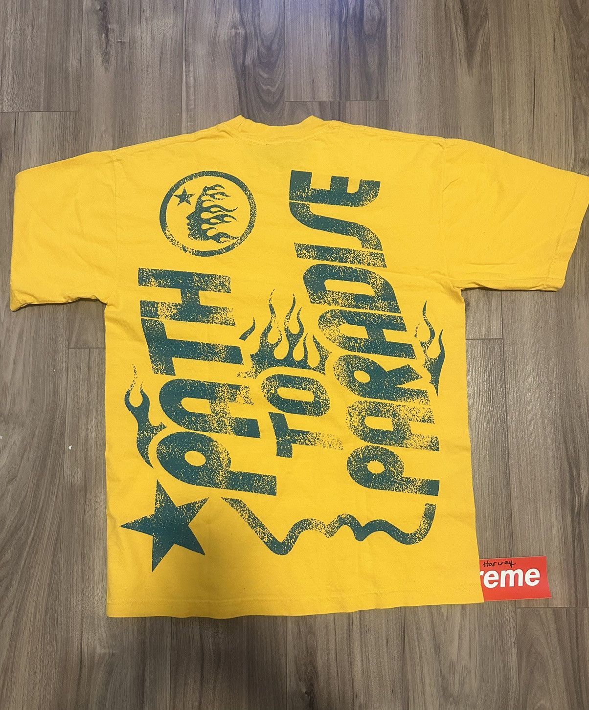 HELLSTAR HELLSTAR Path To Paradise Jesus T Yellow Size M Size US M / EU 48-50 / 2 - 5 Thumbnail