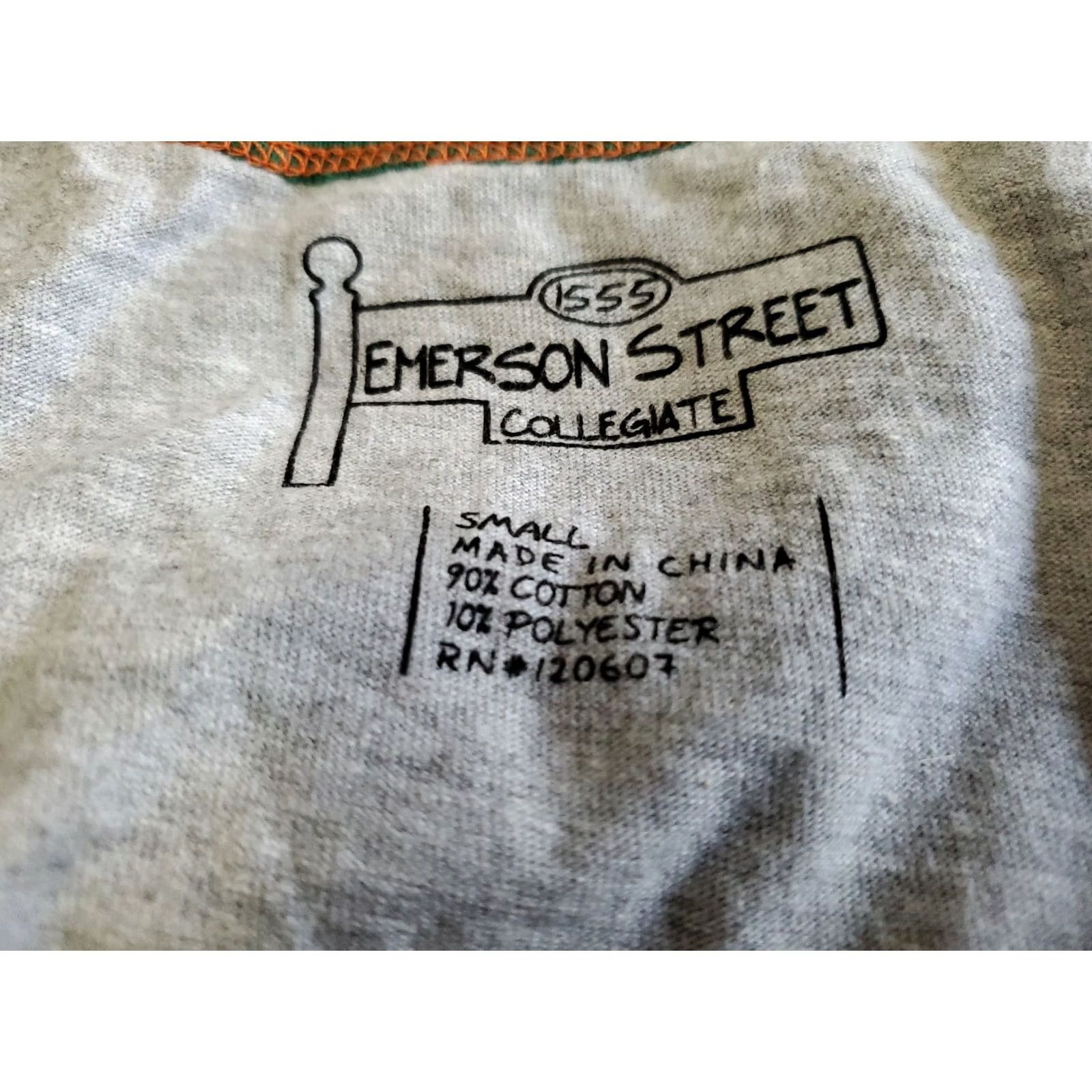 Vintage Emerson Street Collegiate Womens Tank Top MIAMI HURRICANES Gray Cotton Blend Size S/Small Scoop Neck Sleeveless Casual Size S / US 4 / IT 40 - 4 Thumbnail