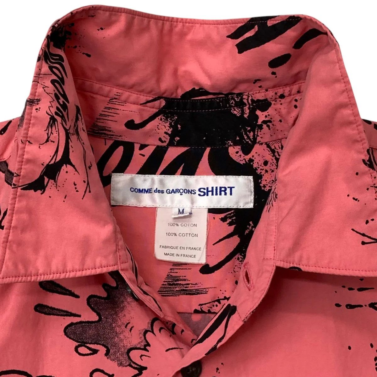 Comme des Garcons × Comme des Garcons SHIRT Archive Allover Splash Graphic Shirt Size US M / EU 48-50 / 2 - 4 Thumbnail