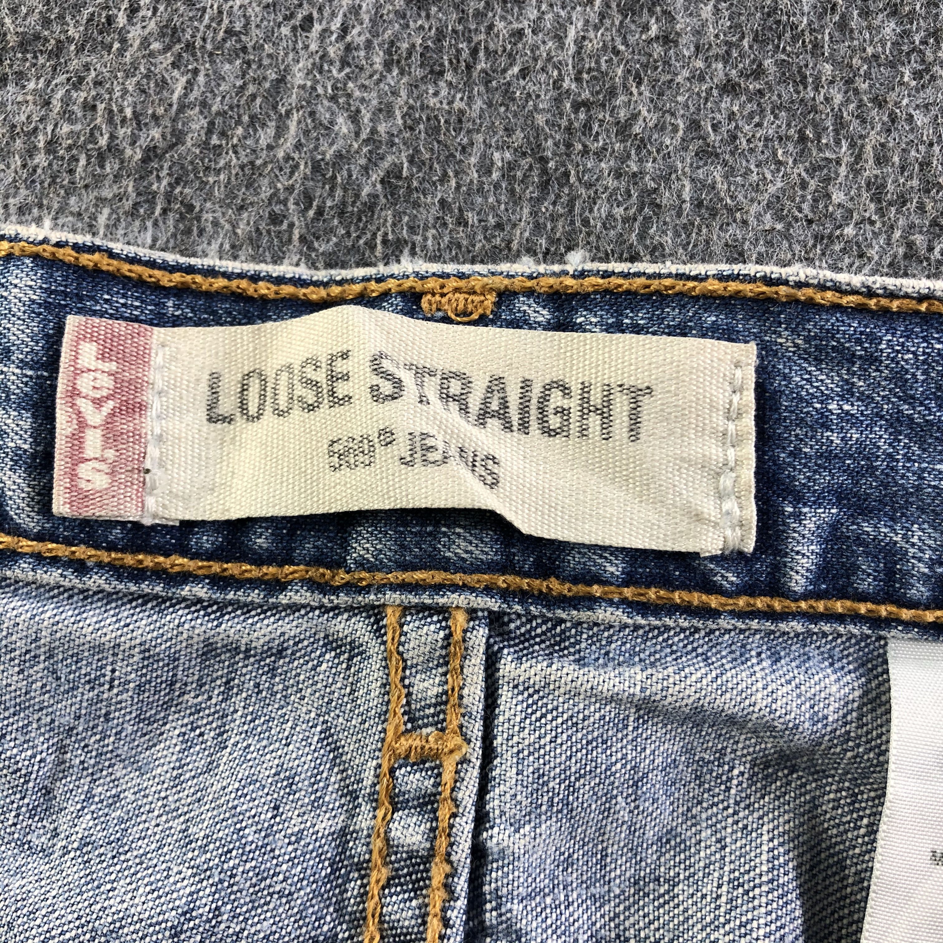 Levi's Vintage Blue Wash Levis 569 Jeans-J4192 Size US 34 / EU 50 - 11 Thumbnail