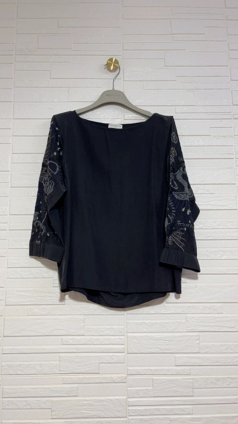 Dries Van Noten Dries Van Noten Embroidered Silk Top Size US L / EU 52-54 / 3 - 1 Thumbnail