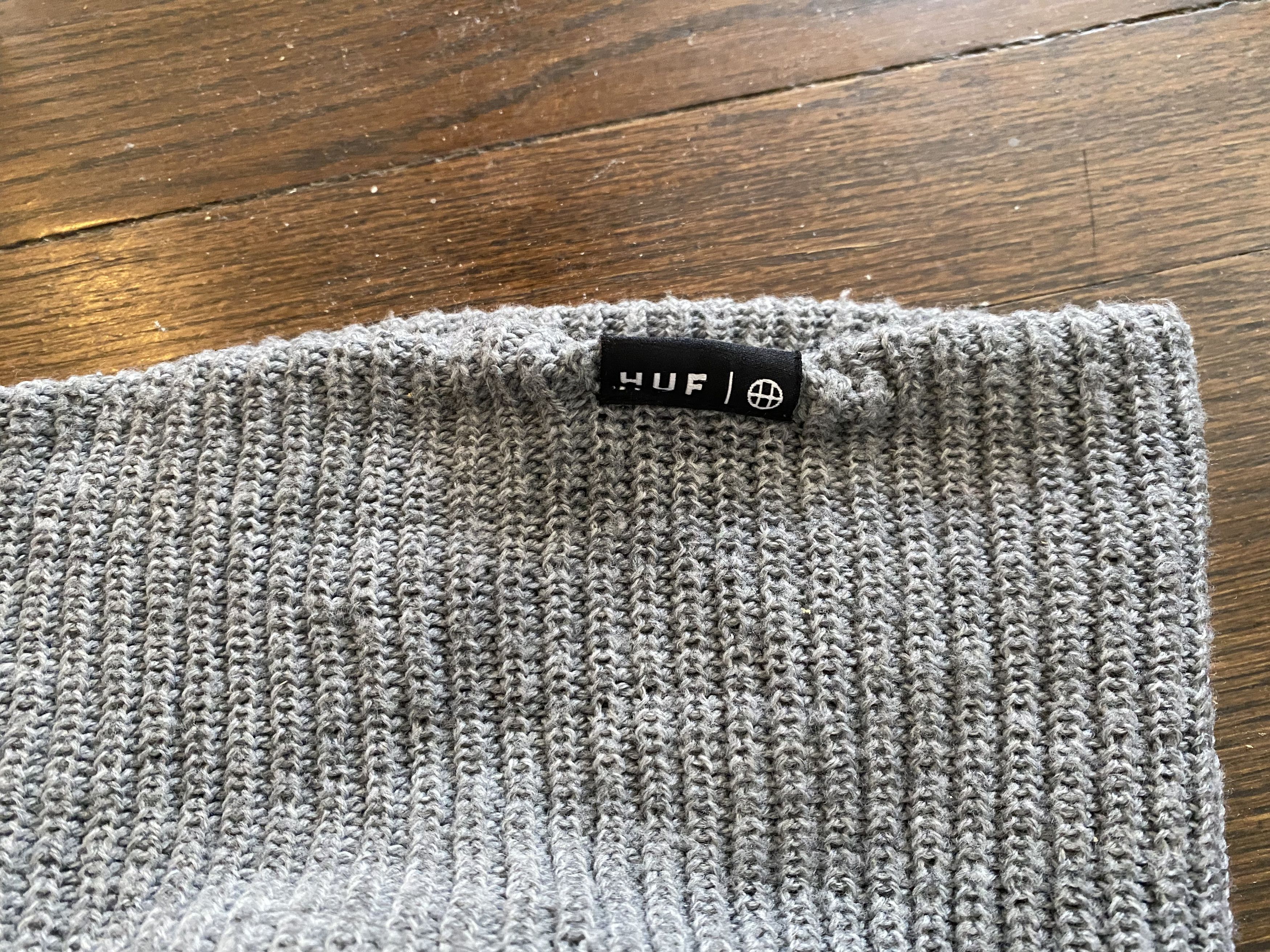Huf HUF Gray Beanie Size ONE SIZE - 2 Thumbnail