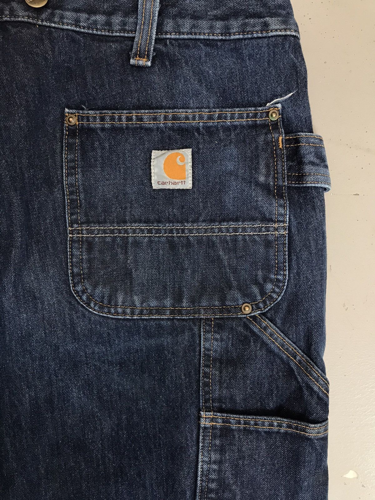 Carhartt × Vintage Vintage Carhartt double knee 103890 l10 denim Size US 36 / EU 52 - 9 Thumbnail