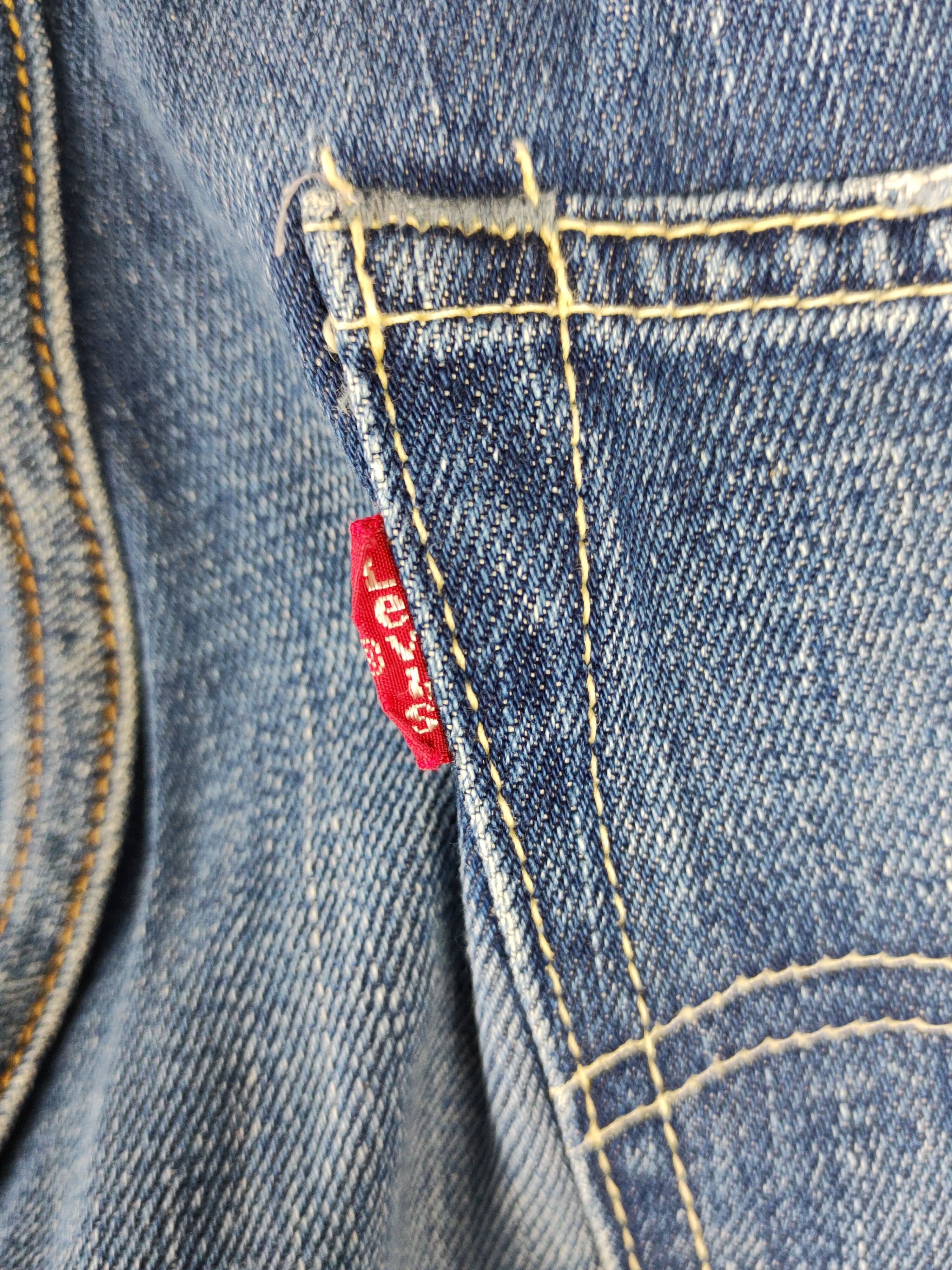 Japanese Brand × Levi's Levi's Blue Distressed Ripped denim Jeans #S1831 Size US 28 / EU 44 - 8 Thumbnail