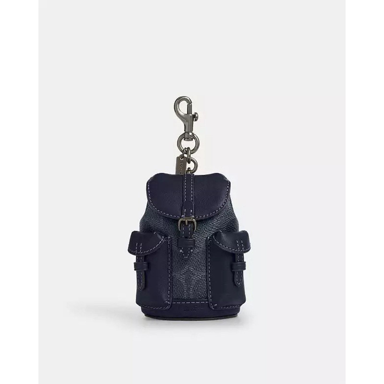 Coach NWT Coach Mini Warner Backpack Bag Charm Midnight Navy CBK66 Size ONE SIZE - 5 Thumbnail