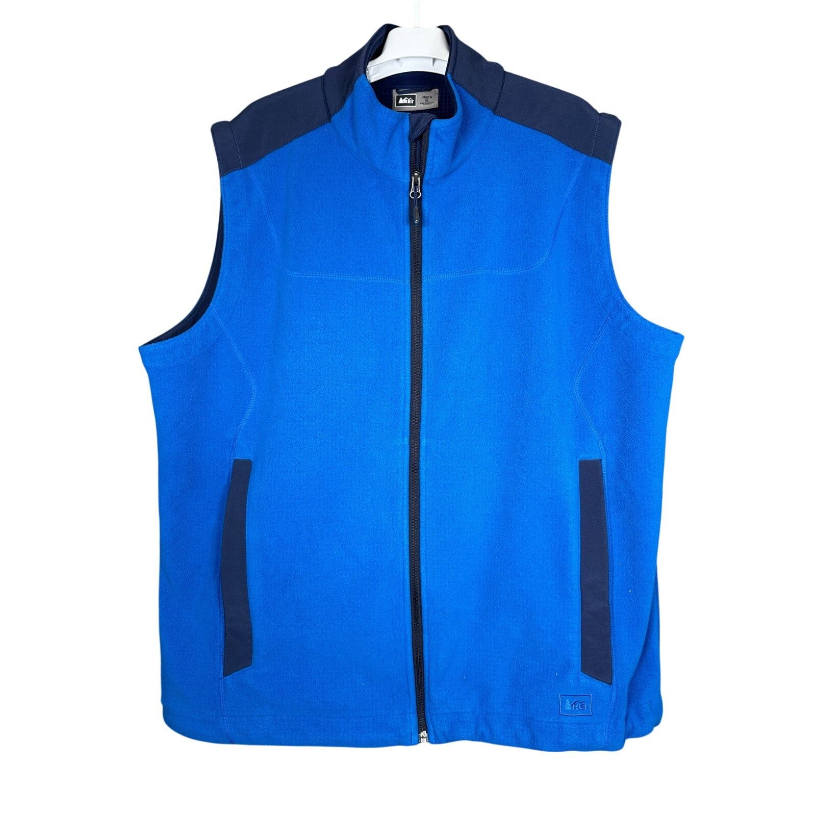 Rei REI Fleece Vest Blue Full Zip Outdoors Warm Workwear Mens XL Size US L / EU 52-54 / 3 - 1 Thumbnail