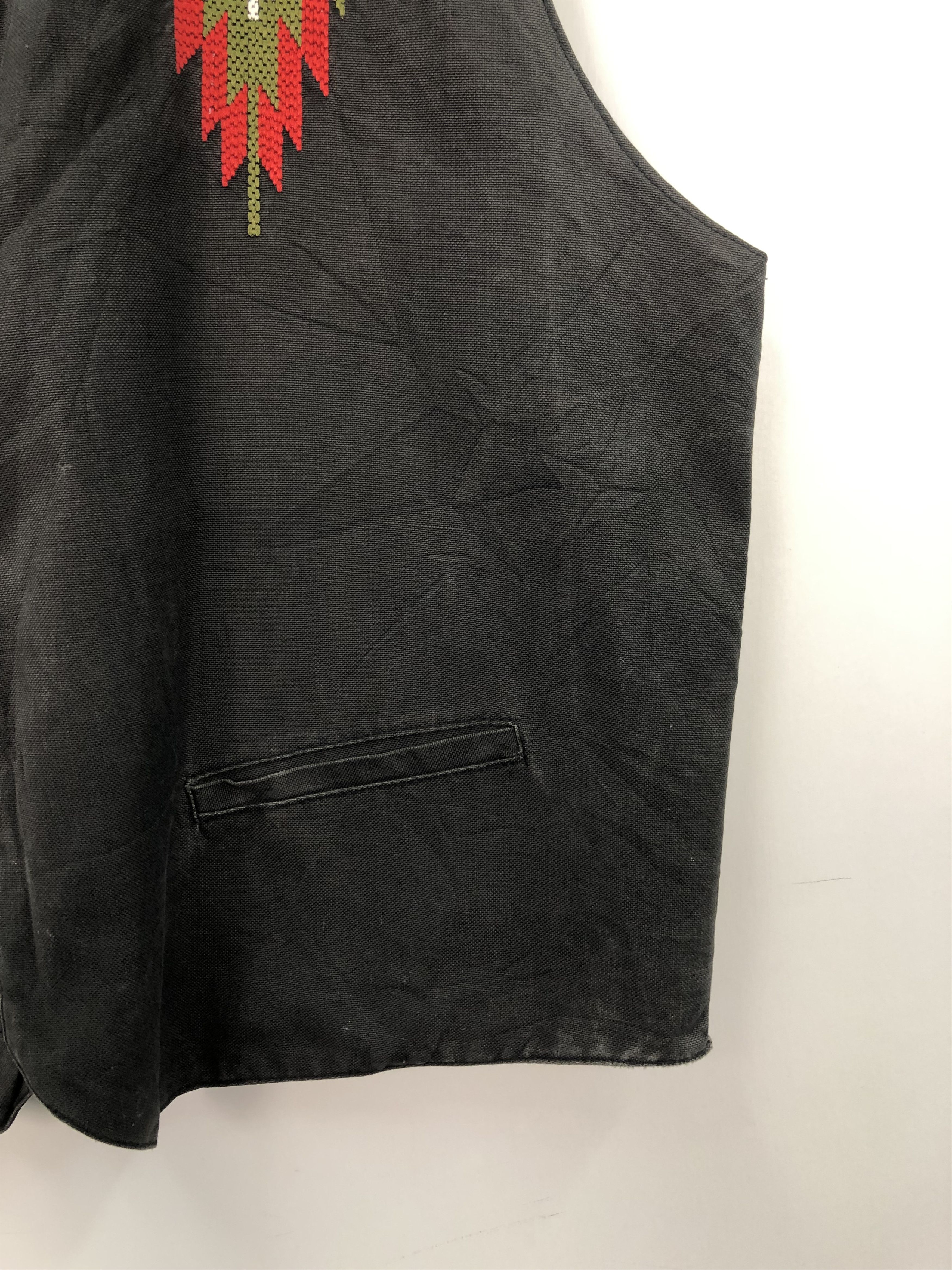 Japanese Brand Vintage Rare Navajo Vest J0114 Size 34R - 5 Thumbnail