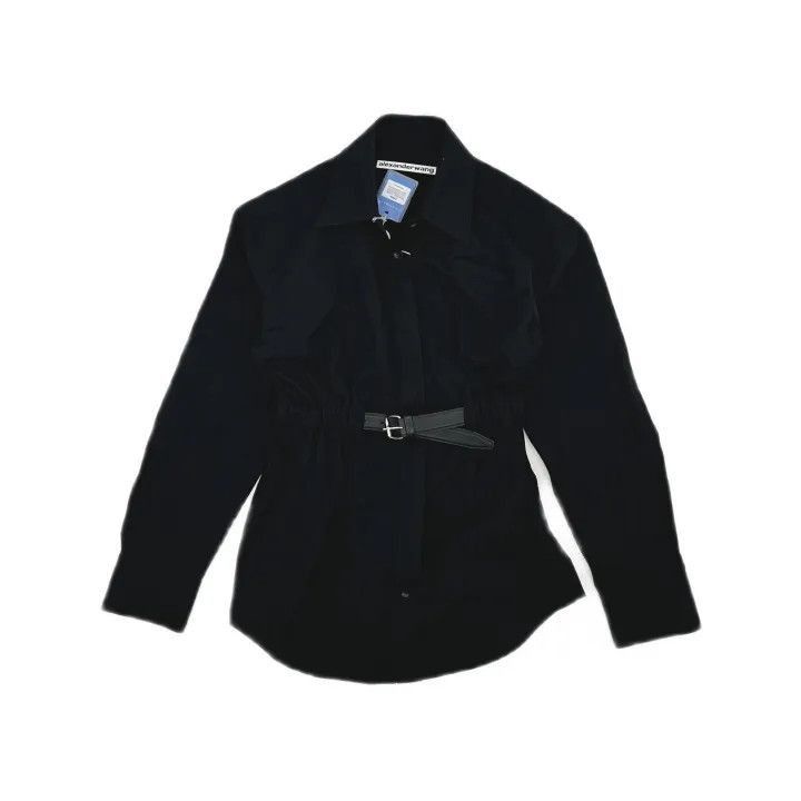 Alexander Wang Alexander Wang Black Button-Up Long Sleeve Shirt - Size XS / US 0-2 / IT 36-38 - 2 Thumbnail