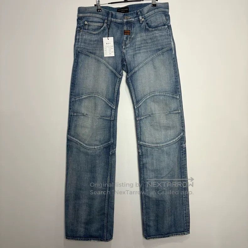 Balenciaga Balenciaga size M Solid Color Low-Rise Five Pocket Long De Size US 27 - 1 Thumbnail