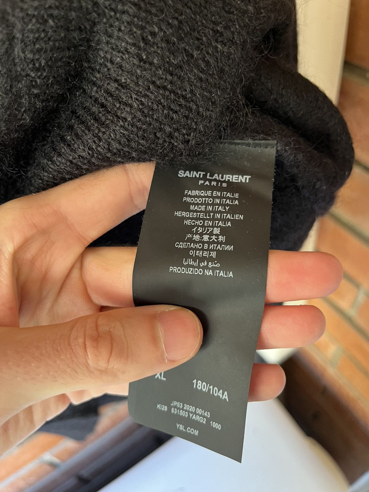 Saint Laurent Paris Saint Laurent Mohair Sweater 1290$ RRP Size US XL / EU 56 / 4 - 7 Thumbnail