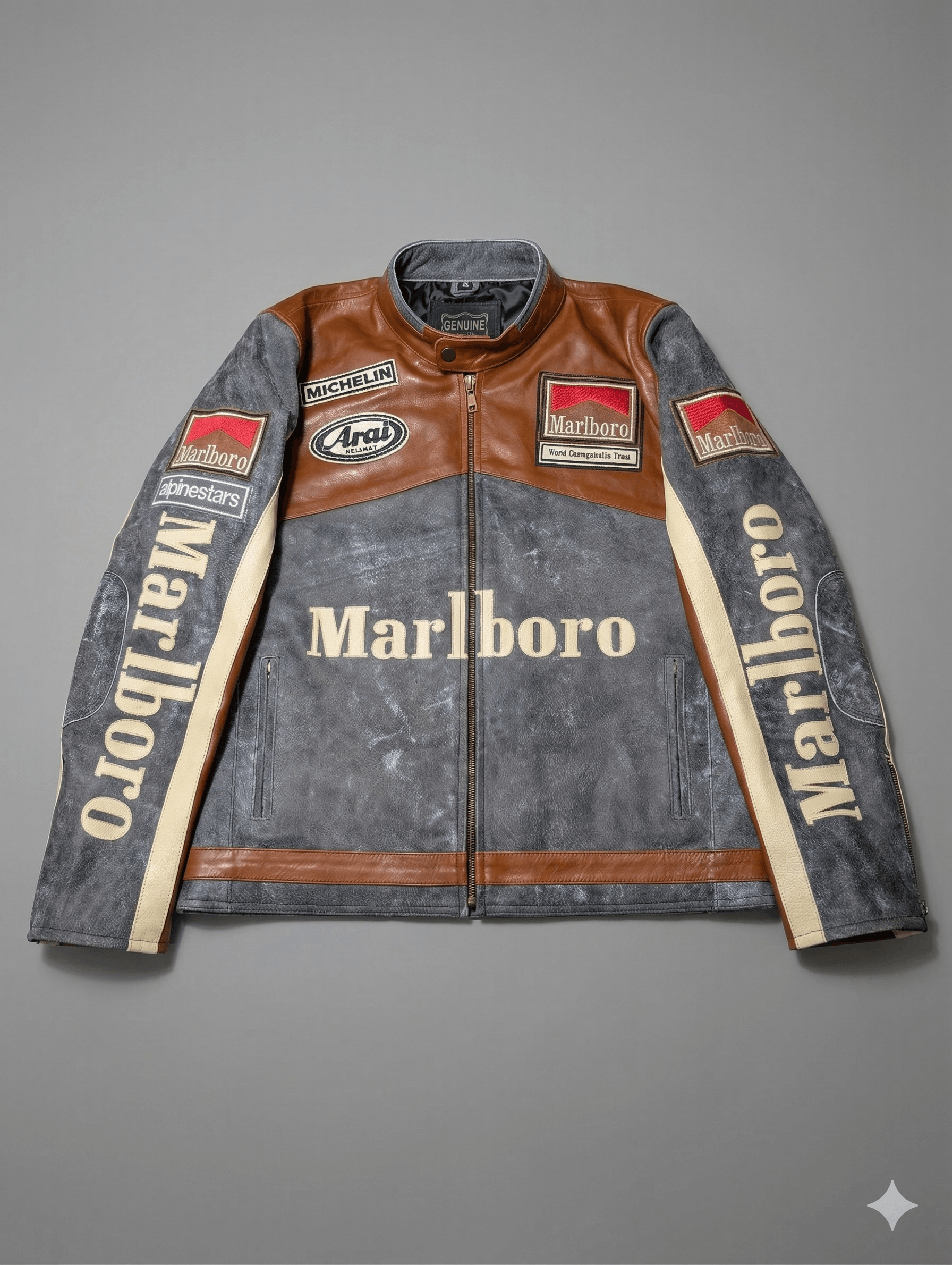 Japanese Brand Vintage Marlboro 90s F1 Racing Jacket Size US XL / EU 56 / 4 - 1 Thumbnail