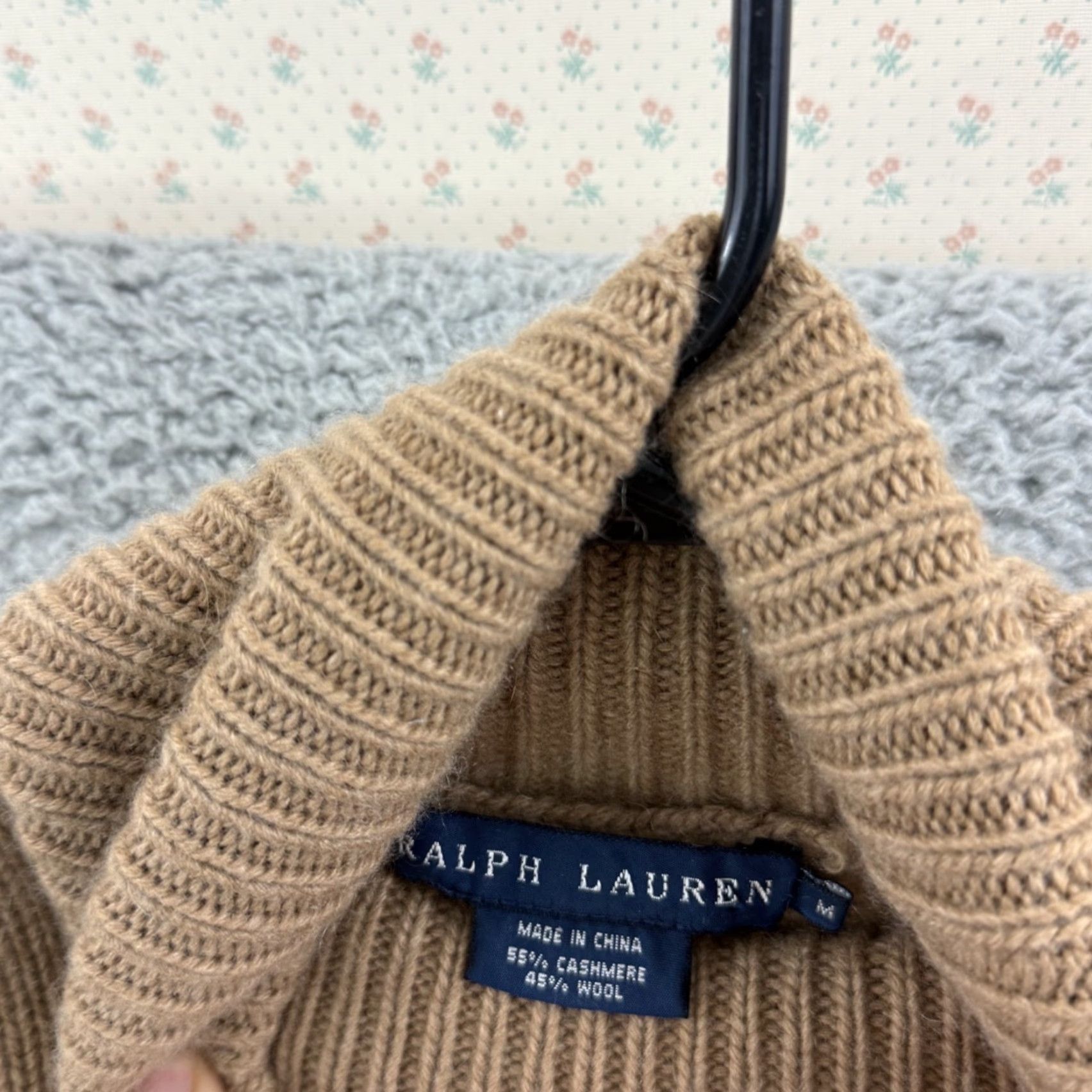 Ralph Lauren Ralph Lauren Sweater Womens Medium Brown Turtleneck Cashmere Wool Long Sleeve Size M / US 6-8 / IT 42-44 - 4 Thumbnail