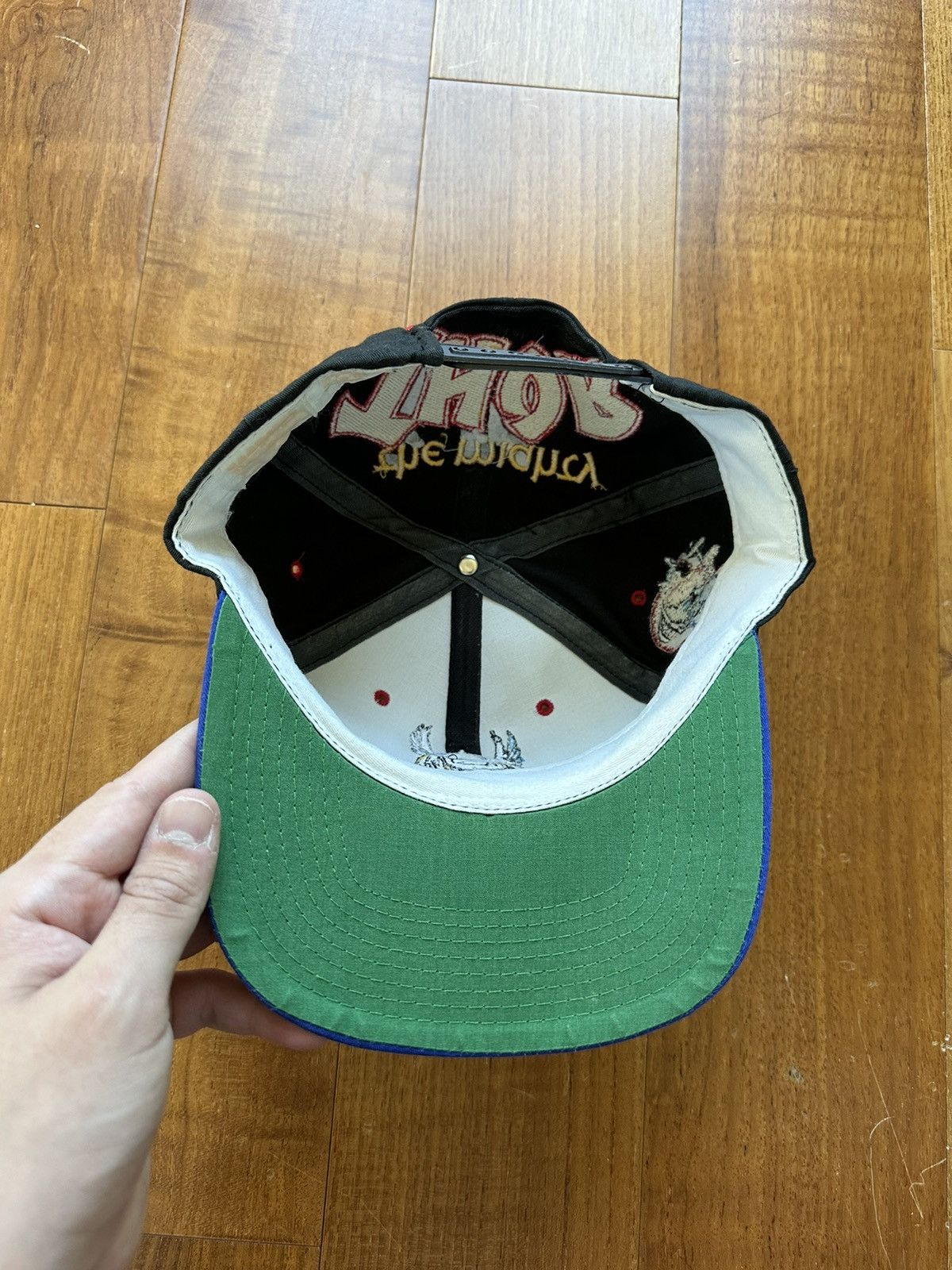 Vintage Vintage 90s American Needle Almighty Thor Toon Blockhead Hat Size ONE SIZE - 9 Thumbnail